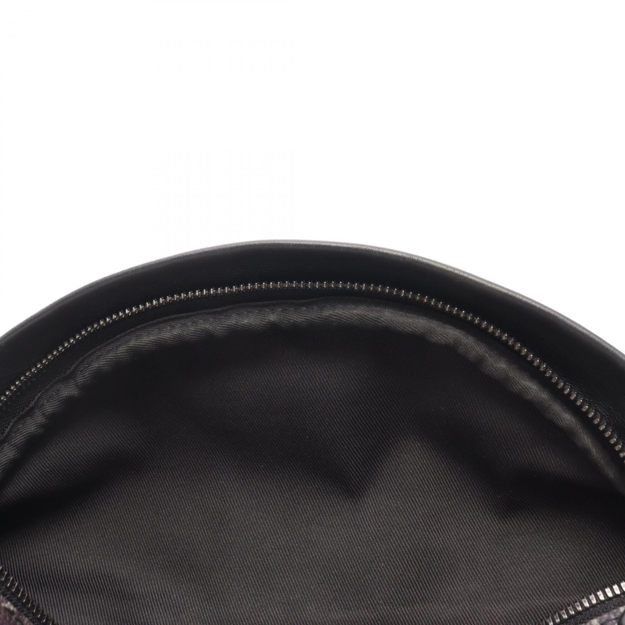 Louis Vuitton Black Gray Multi-Color Coated Canvas Leather Fanny Pack (Pre-Owned)