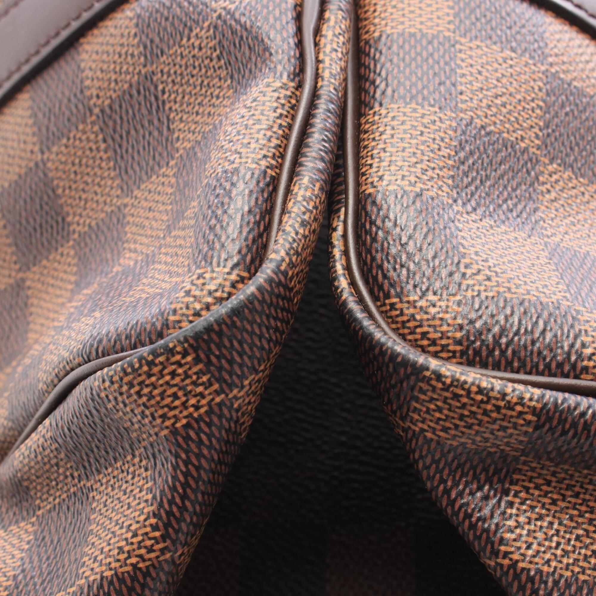 Louis Vuitton Brown Coated Canvas Leather Handbag (Pre-Owned)
