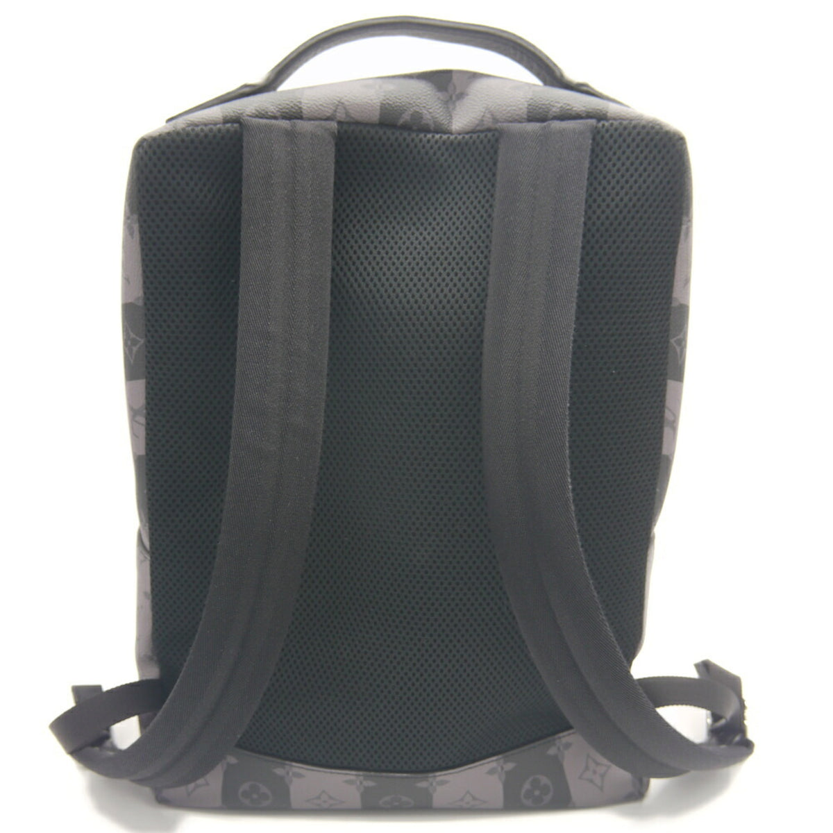 Louis Vuitton Gray Coated Canvas Backpack Pouch (Pre-Owned)