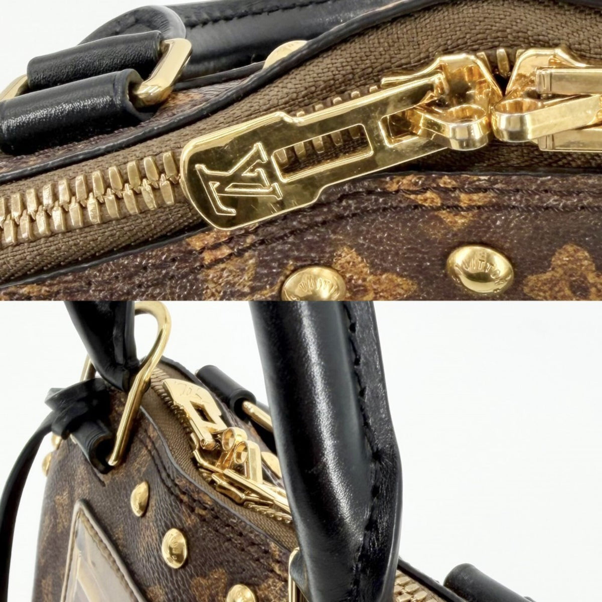 Louis Vuitton Brown Monogram Handbag Shoulder Bag (Pre-Owned)