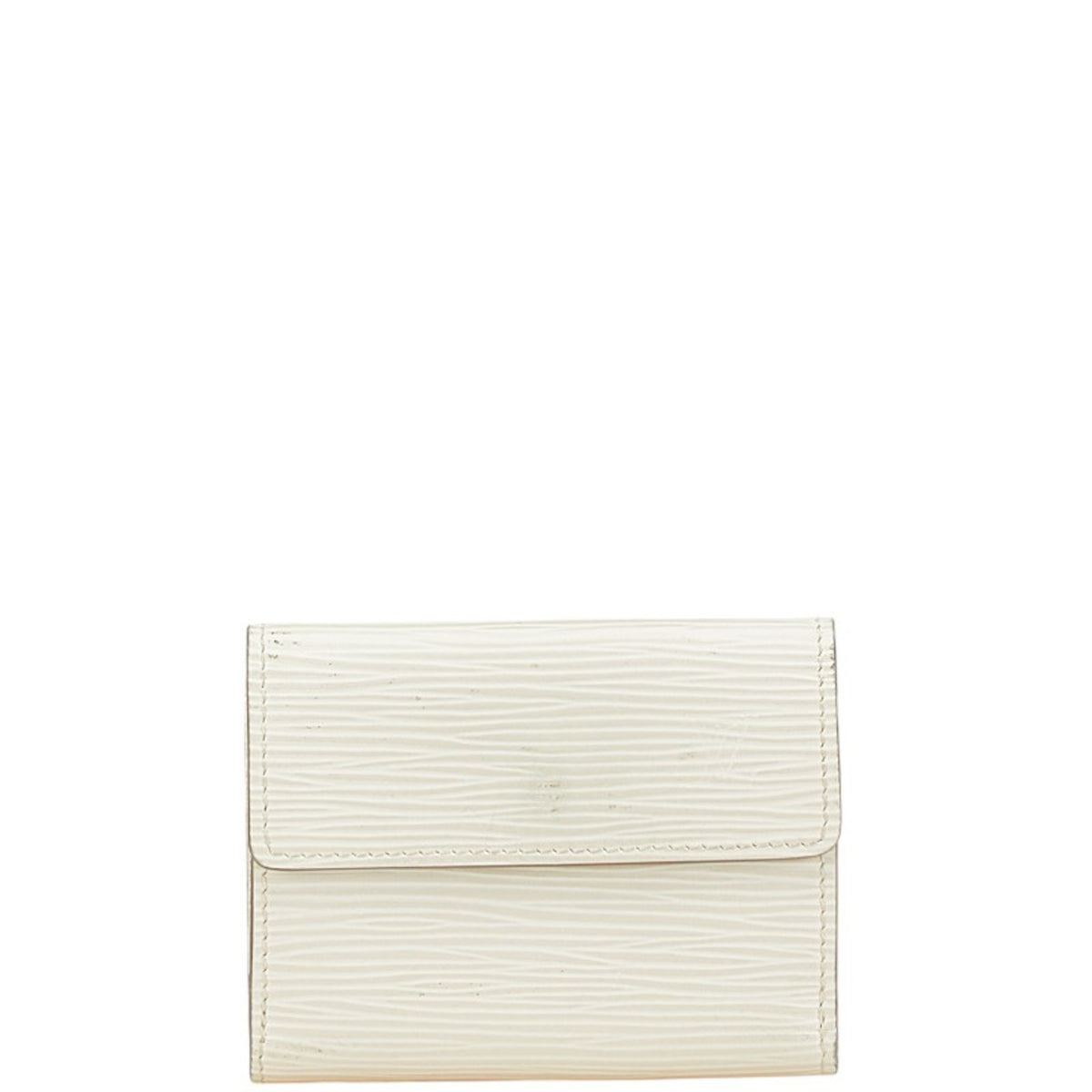 Louis Vuitton Lv Off White White Leather Coin Purse/Coin Case (Pre-Owned)