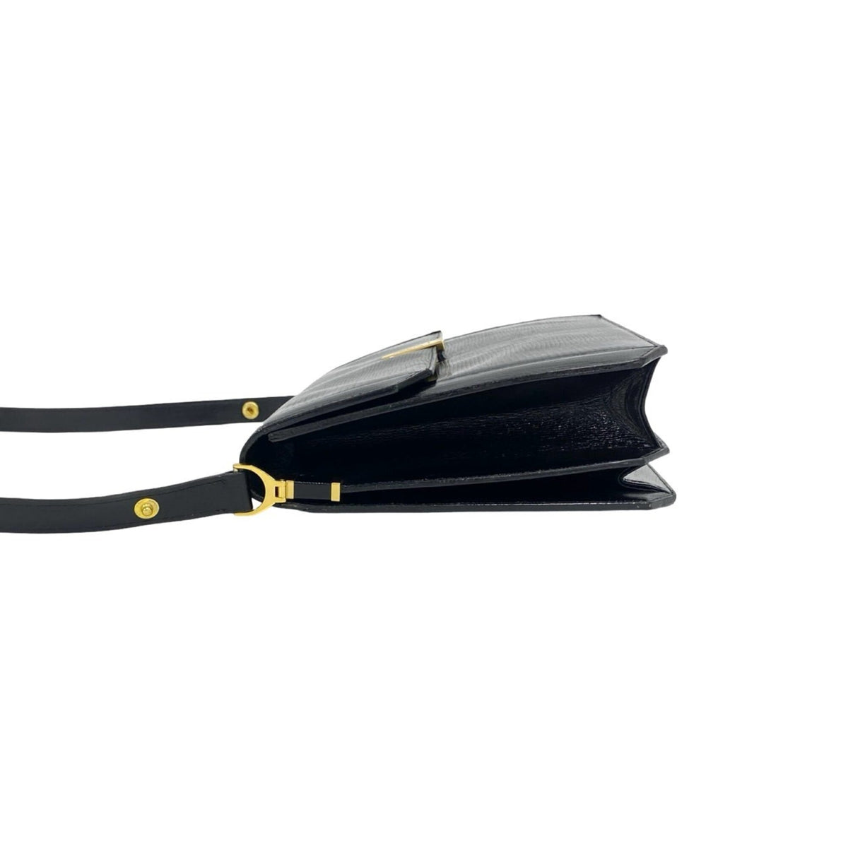Yves Saint Laurent Black Leather Shoulder Bag (Pre-Owned)