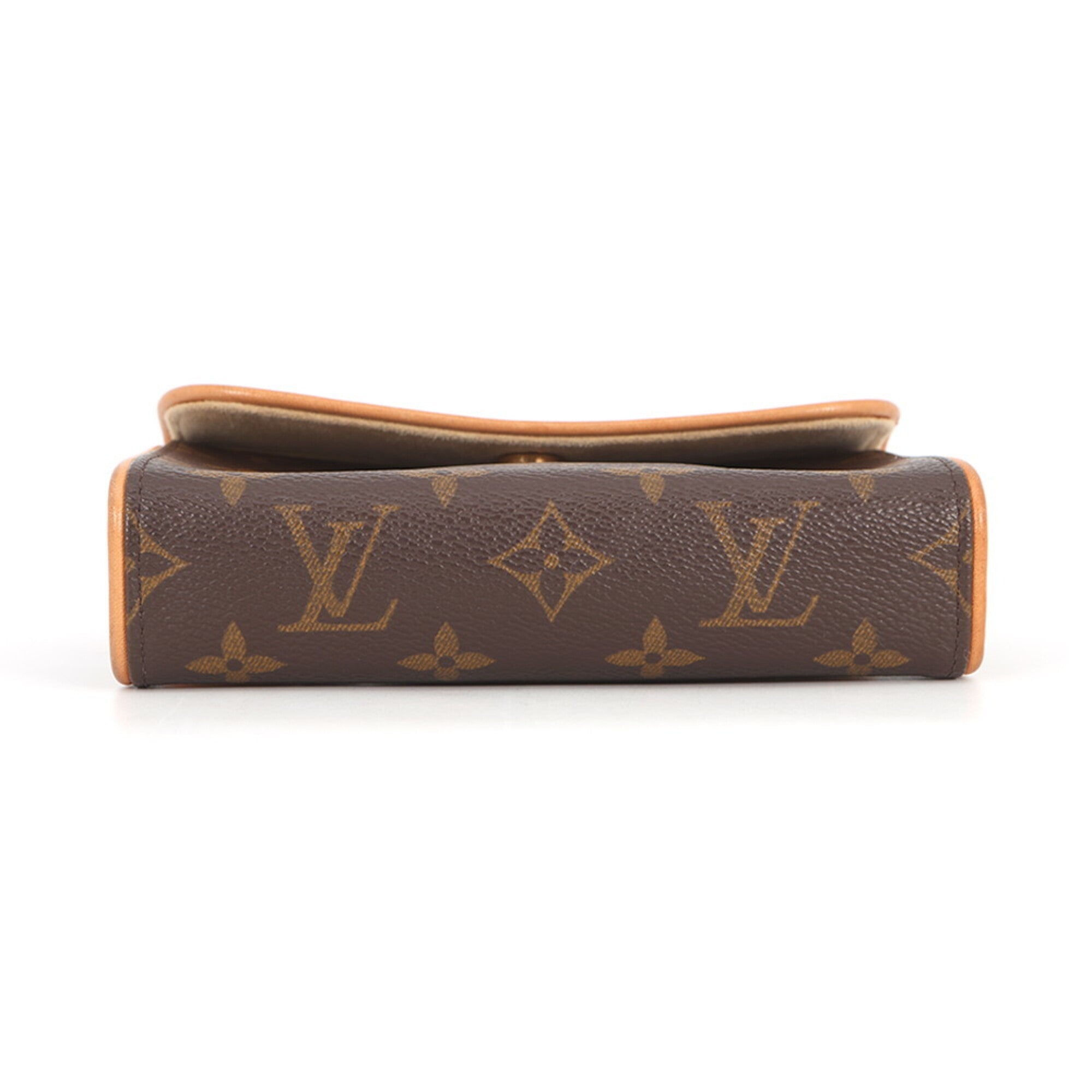Louis Vuitton Brown Monogram Monogram Handbag Pochette Pouch Sling Bag (Pre-Owned)