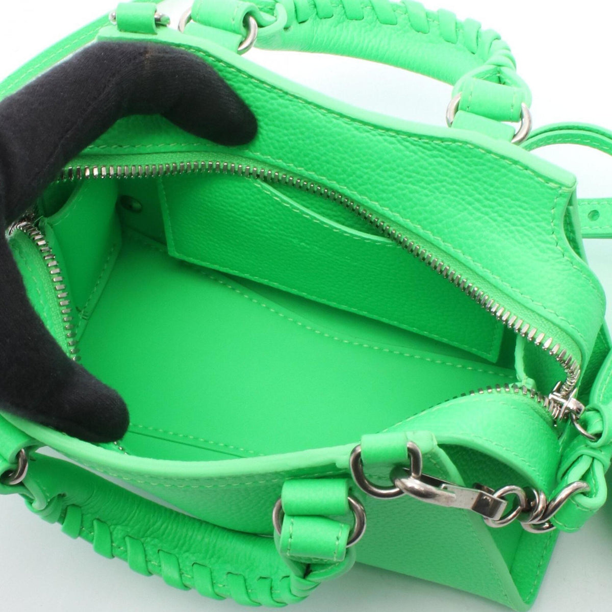 Balenciaga Green Leather Handbag (Pre-Owned)