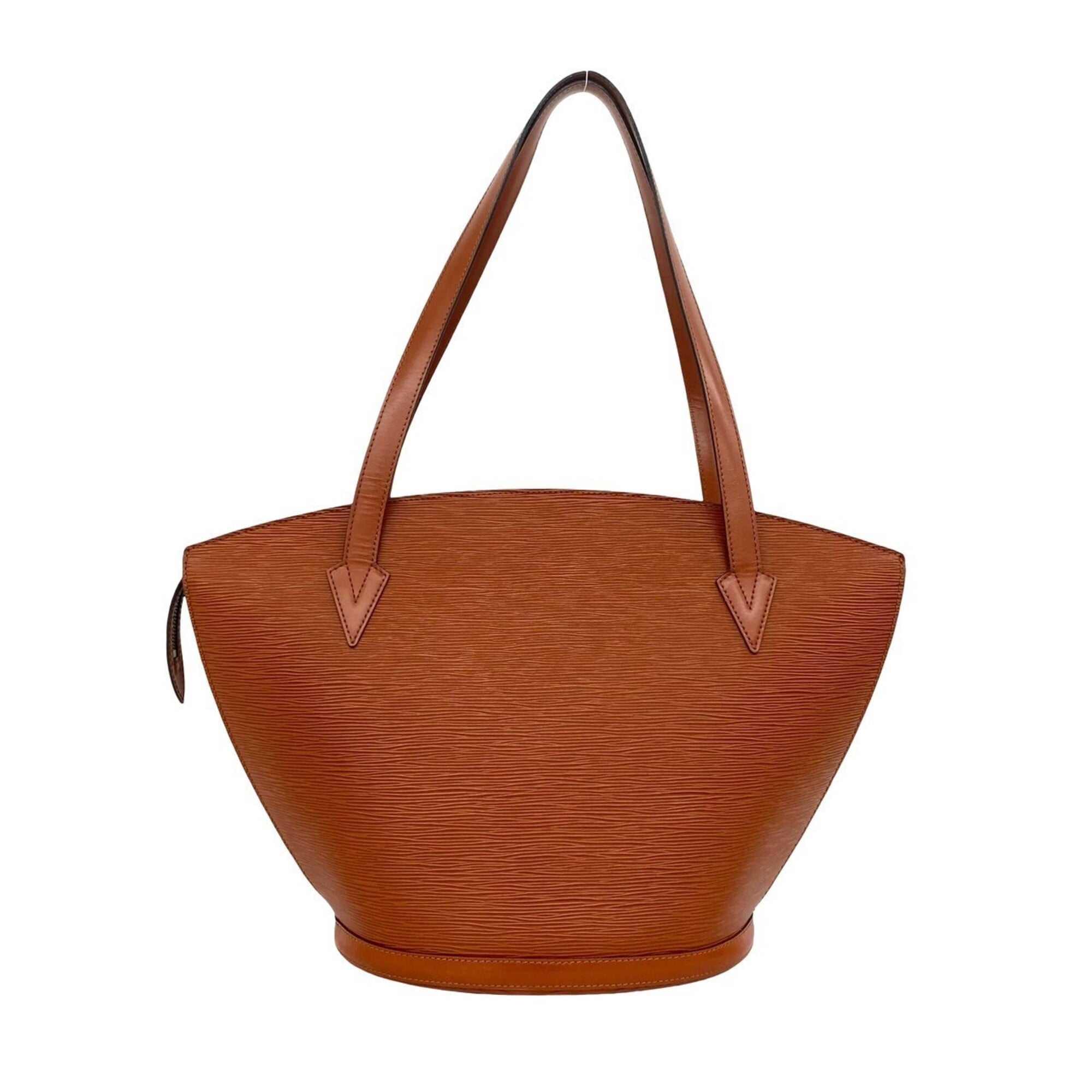 Louis Vuitton Brown Leather Shoulder Bag Tote Bag (Pre-Owned)