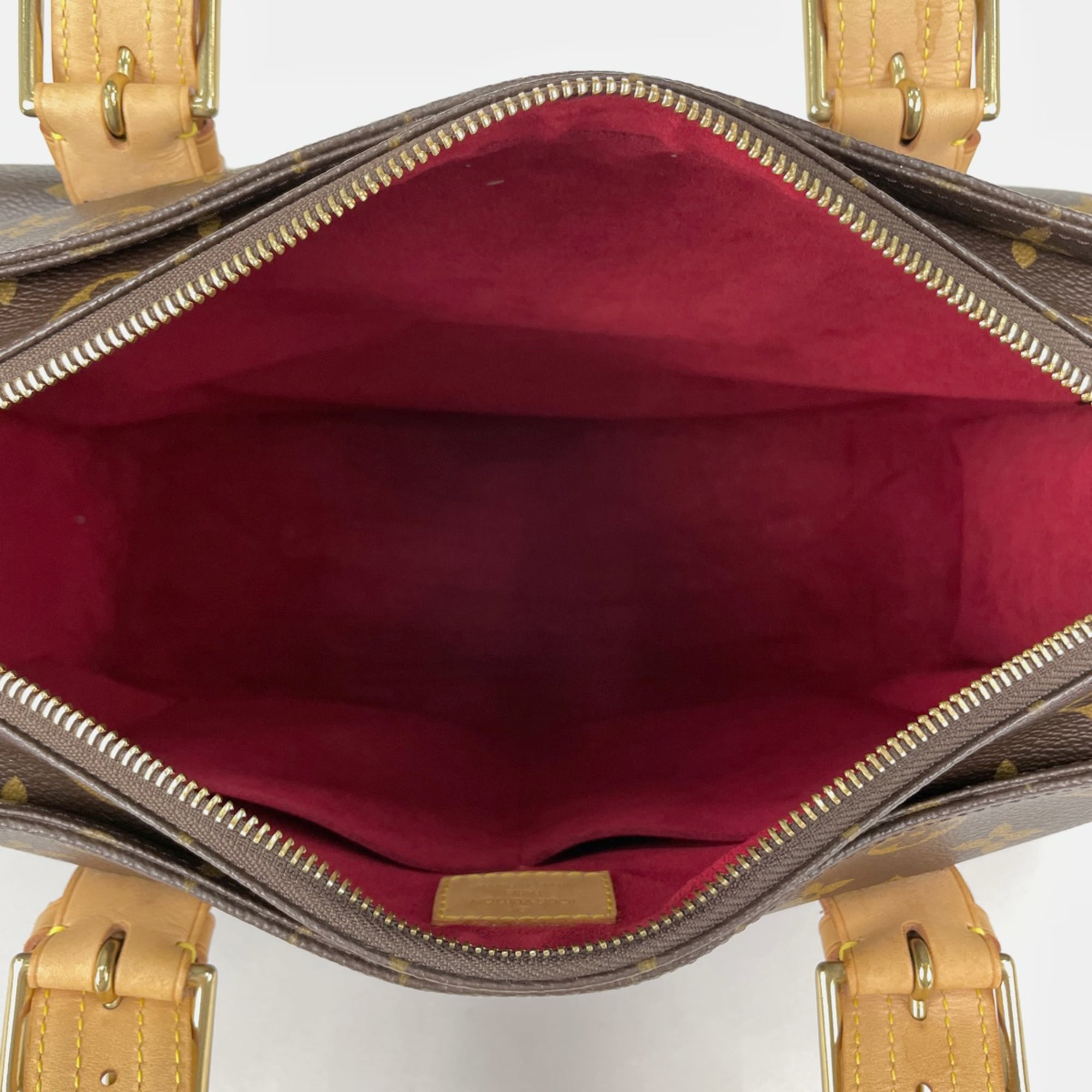 Louis Vuitton Brown Monogram Handbag Tote Bag (Pre-Owned)