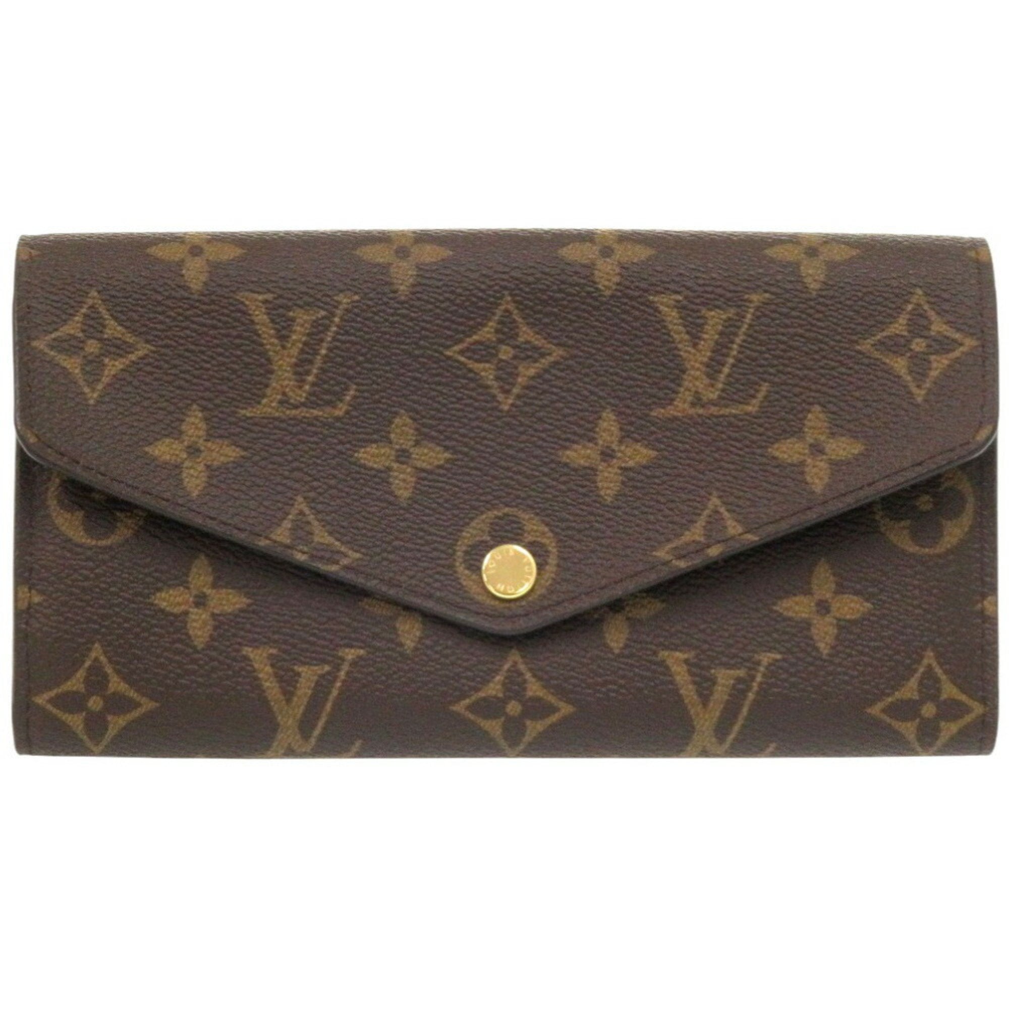 Louis Vuitton Brown Monogram Monogram Long Wallet (Bi-Fold) (Pre-Owned)