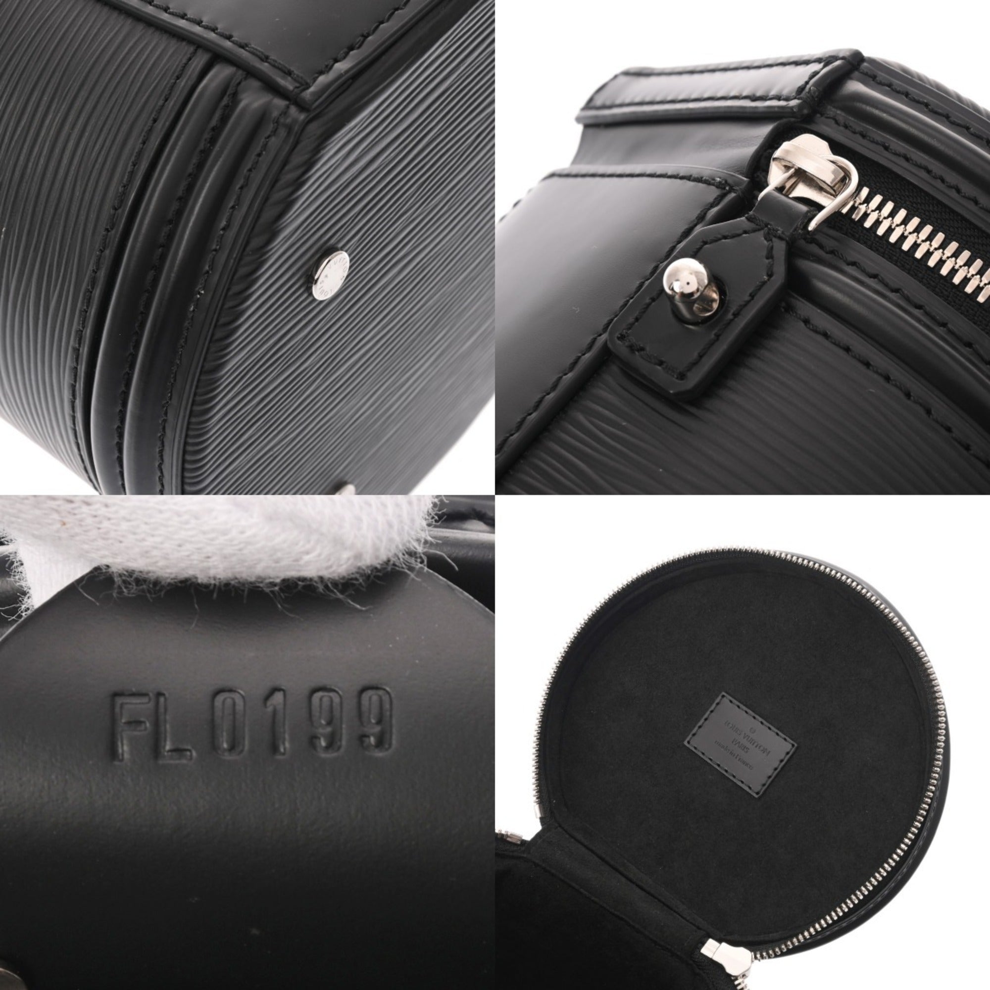 Louis Vuitton Noir Epi Leather Handbag (Pre-Owned)