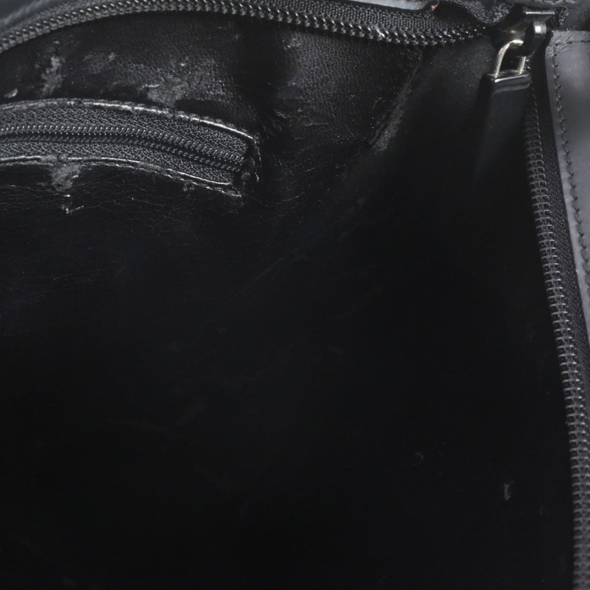 Gucci Black Leather Handbag Shoulder Bag (Pre-Owned)