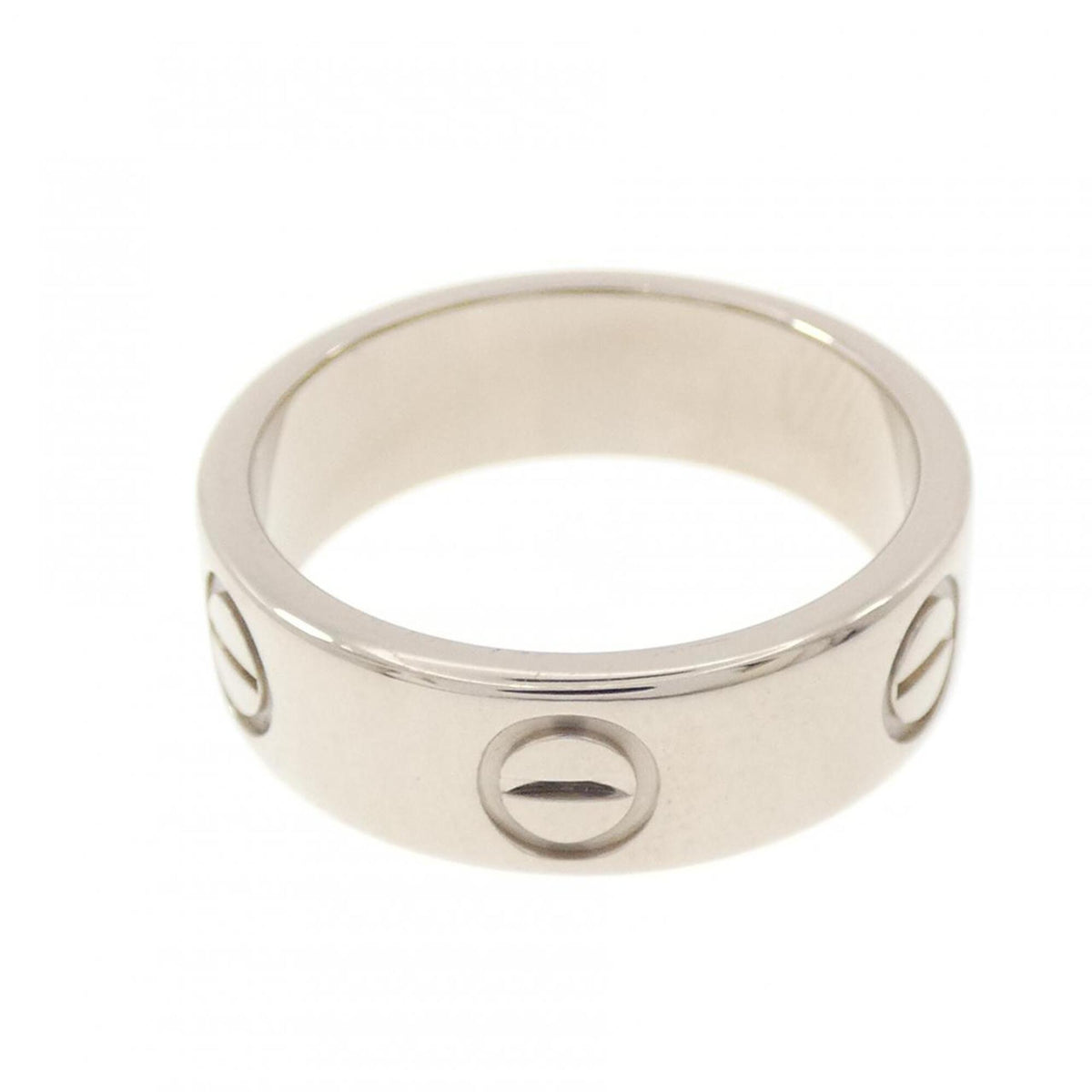 Cartier Love White Gold (18K) Band Ring (Pre-Owned)