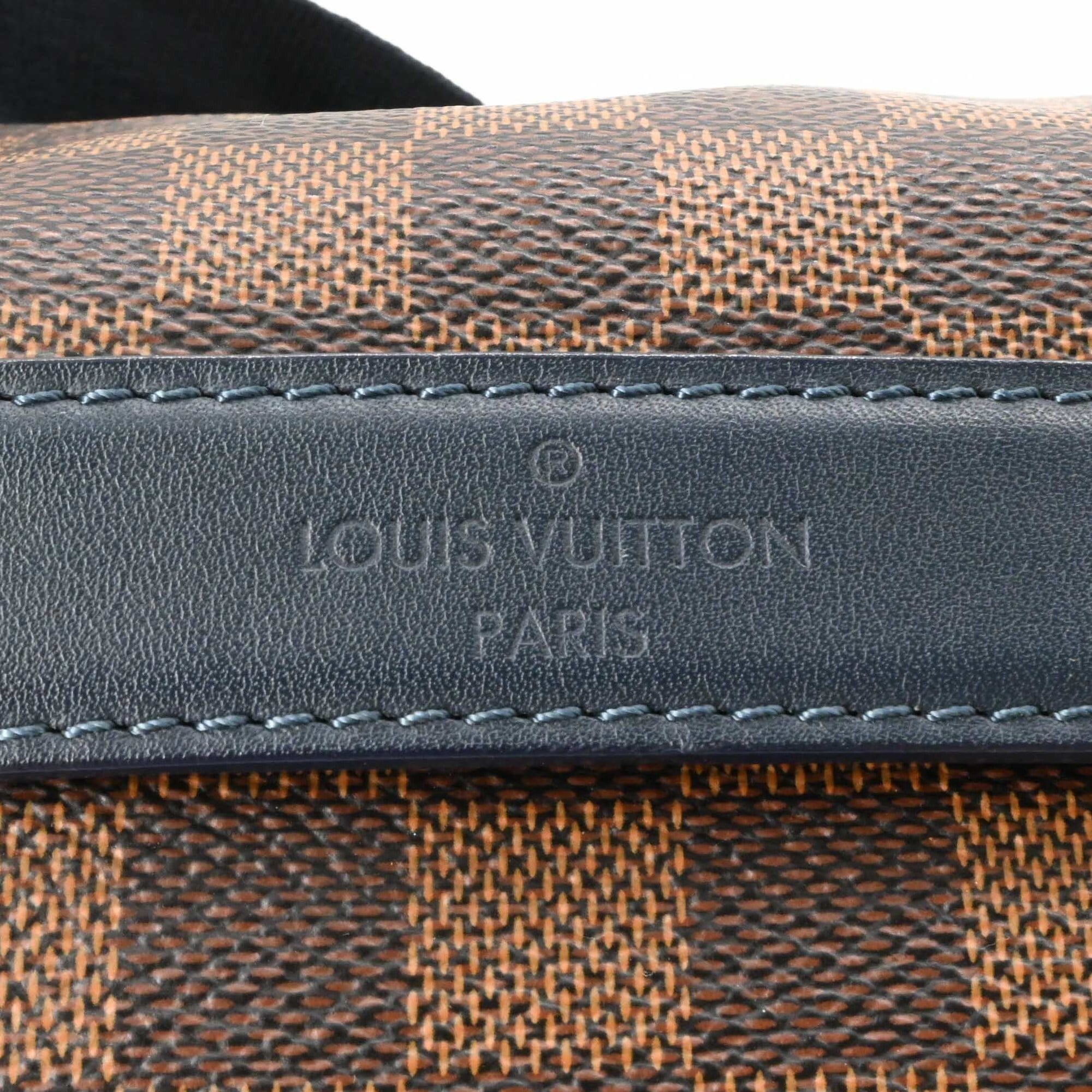 Louis Vuitton Brown Damier Graphite Shoulder Bag (Pre-Owned)