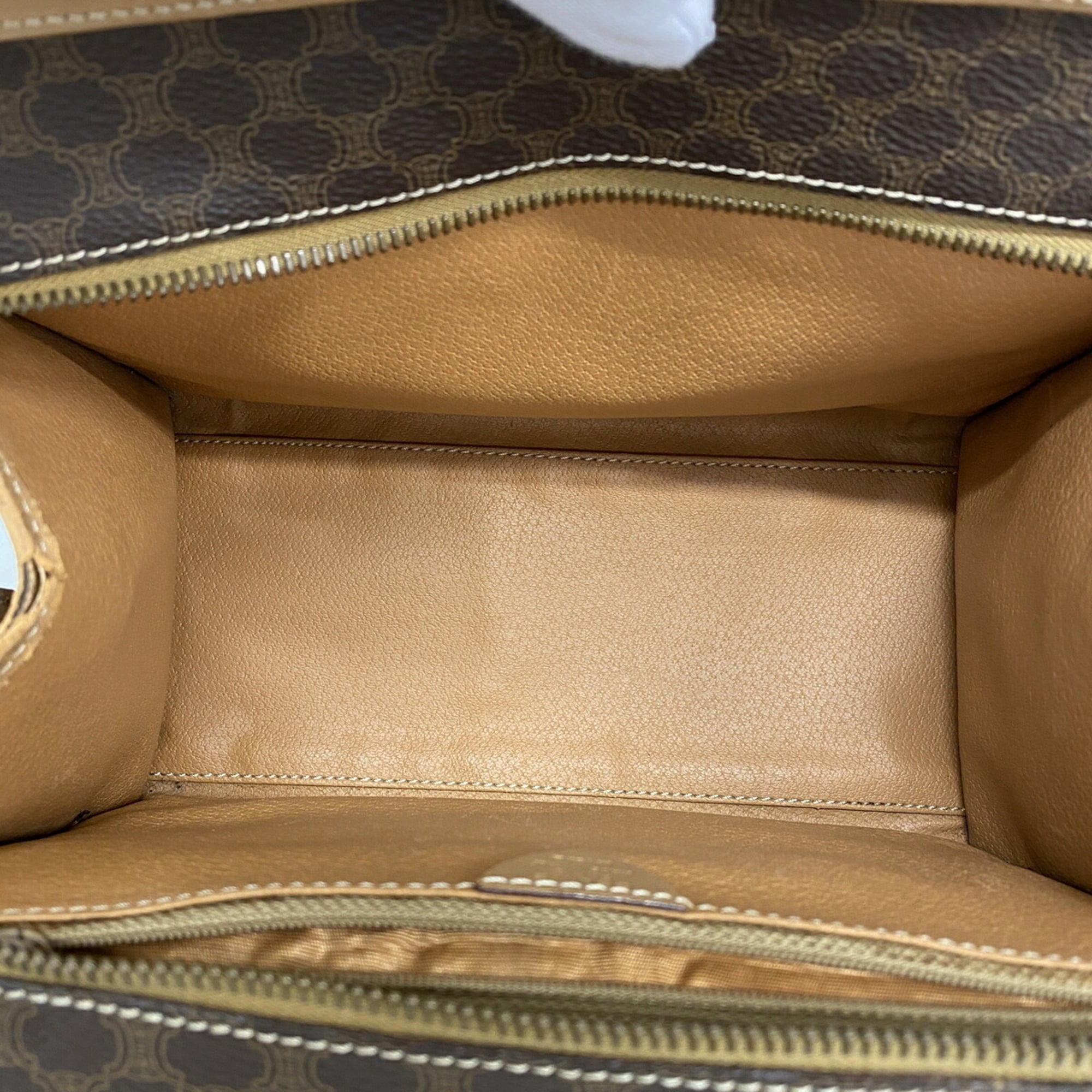 Celine Brown Pvc Handbag (Pre-Owned)