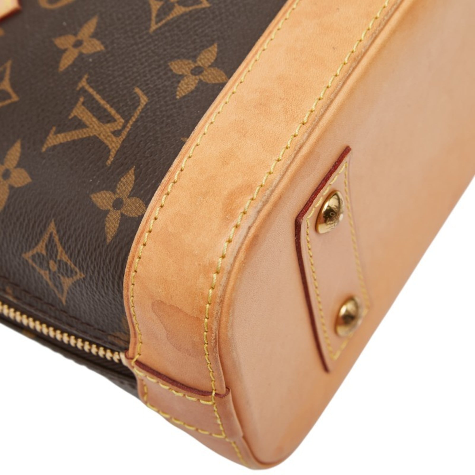 Louis Vuitton Monogram Brown Pvc Leather Handbag Shoulder Bag (Pre-Owned)