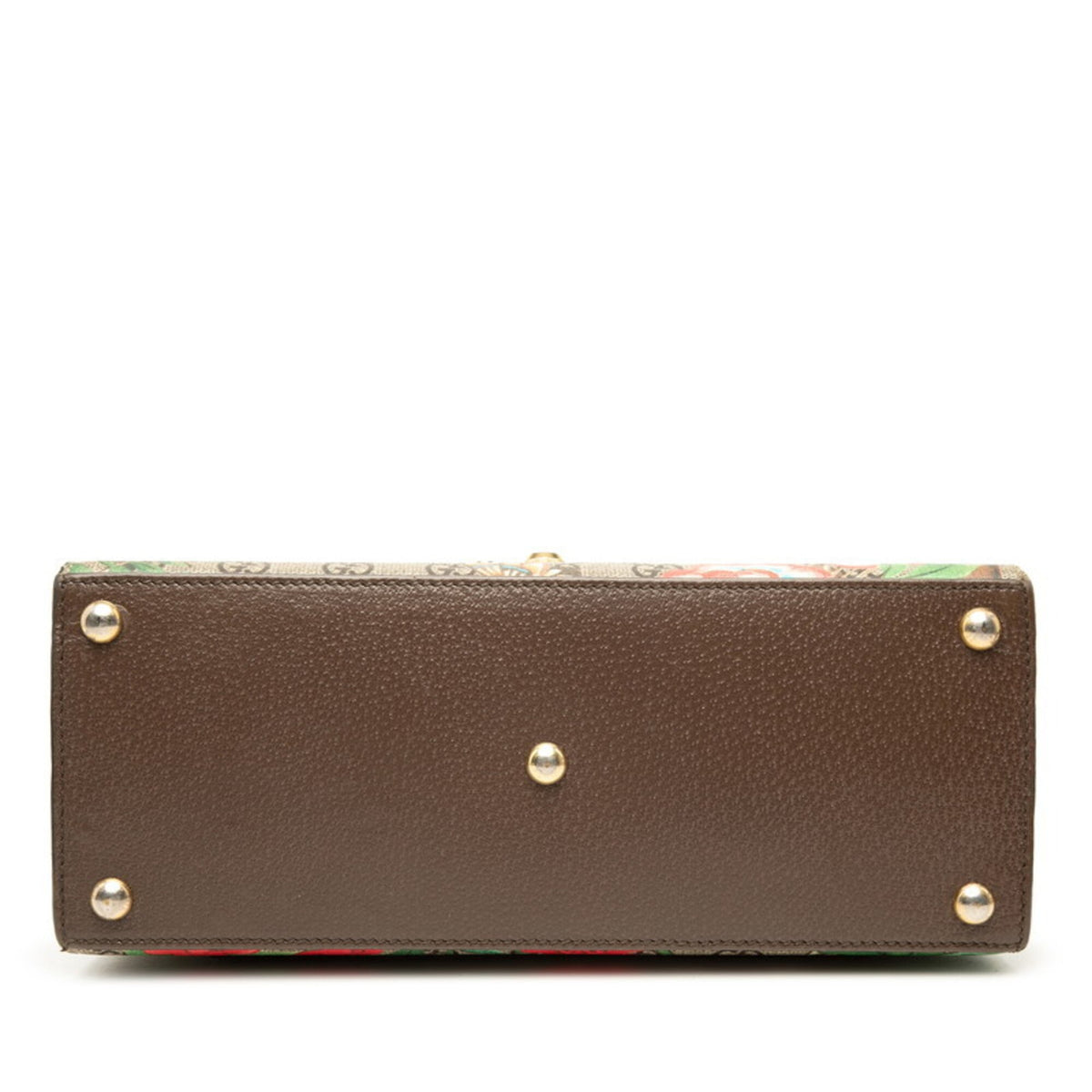 Gucci Beige Multi-Color Gg Supreme Leather Handbag Shoulder Bag (Pre-Owned)