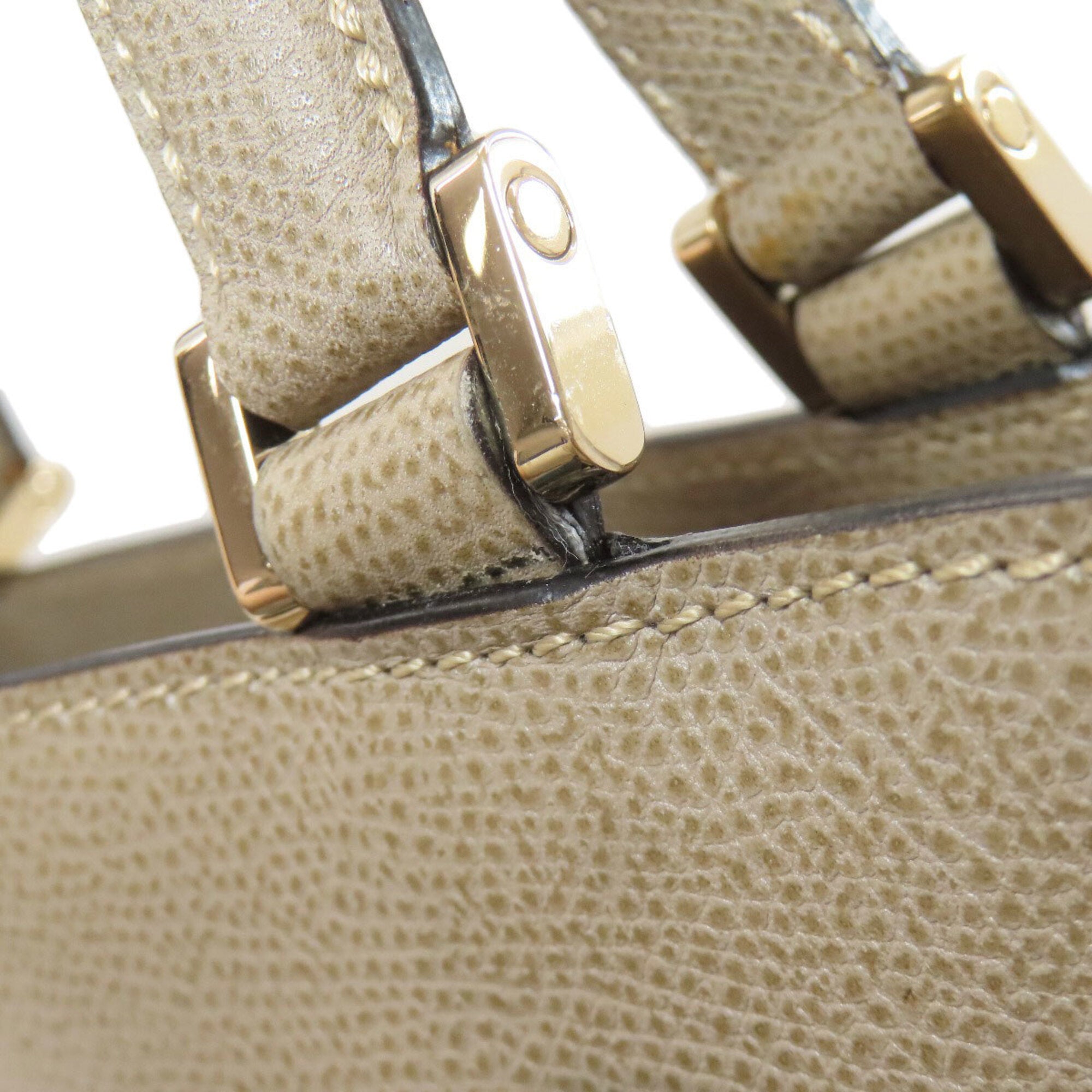 Valextra Brown Leather Handbag (Pre-Owned)