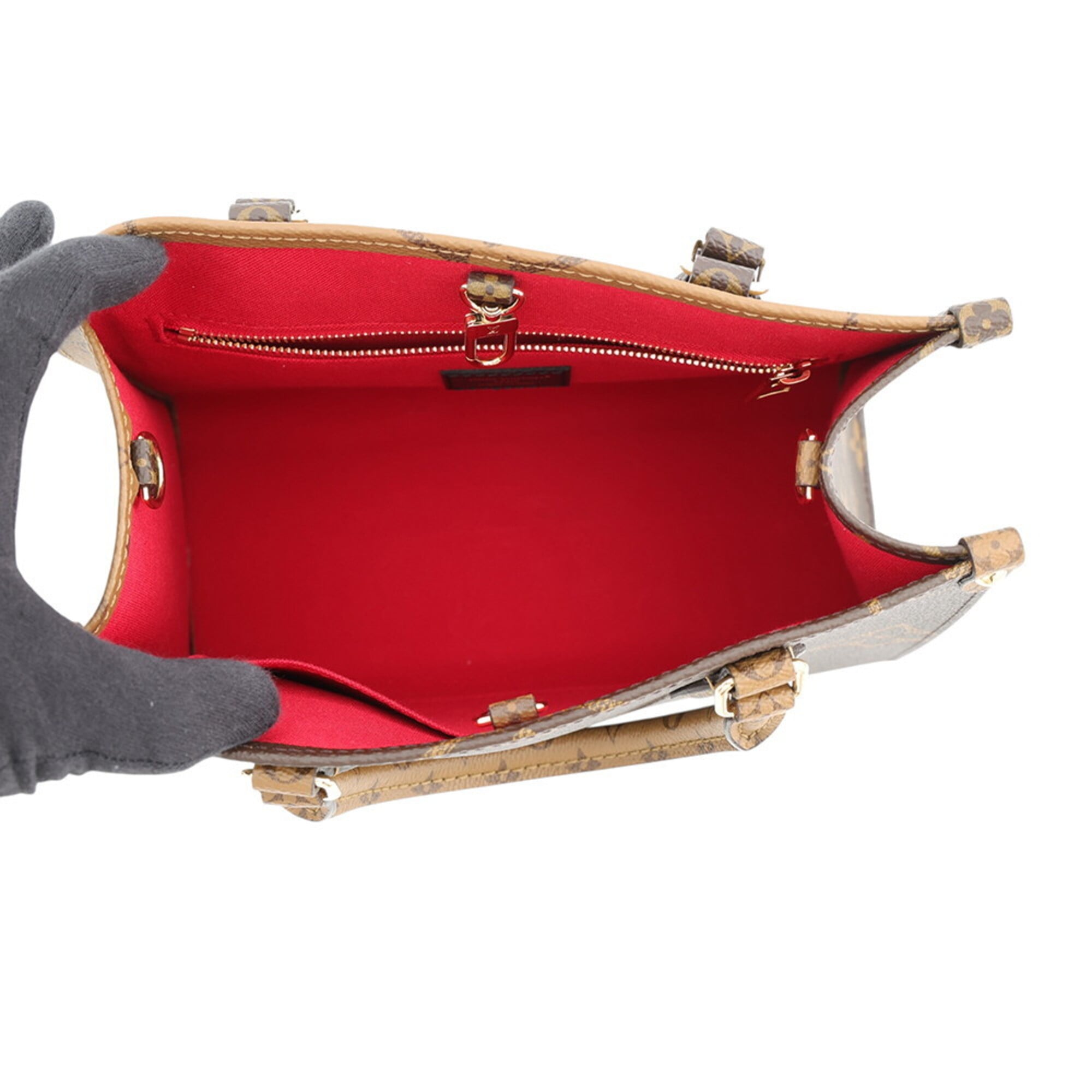 Louis Vuitton Monogram Reverse Red Color Monogram Reverse Handbag Shoulder Bag (Pre-Owned)