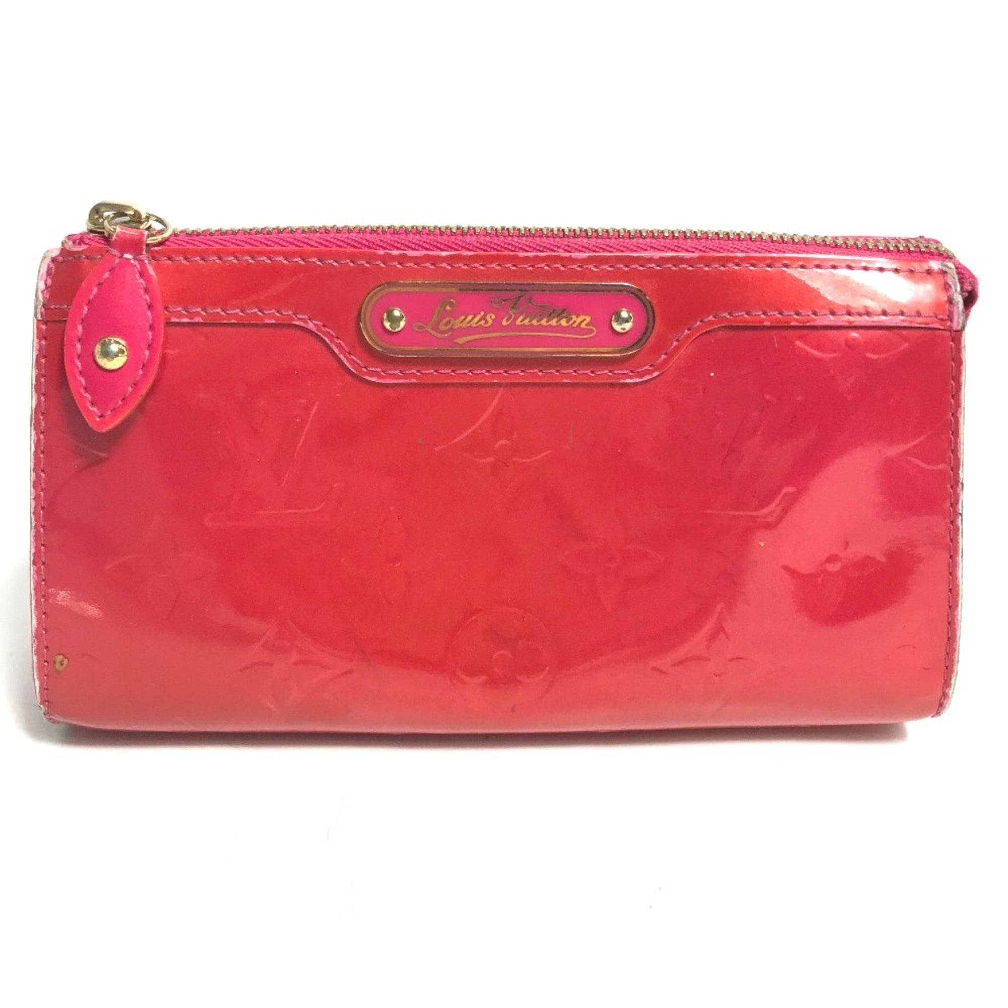 Louis Vuitton Pink Rose Pop Patent Leather Pouch Wash Bag (Pre-Owned)