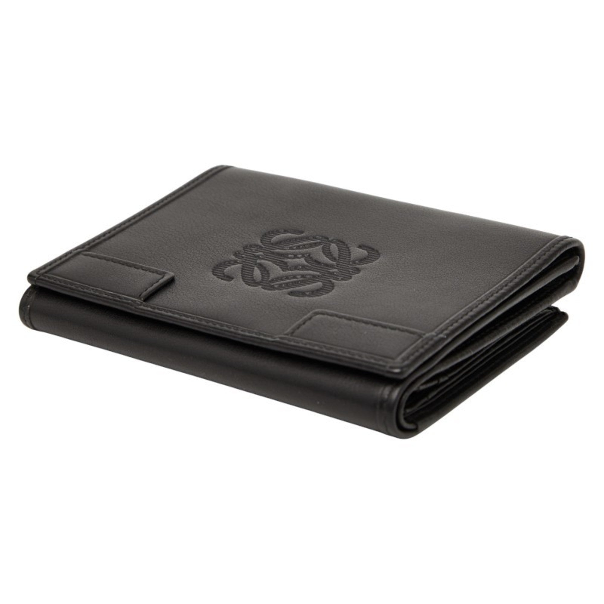 Loewe Black Leather Wallet (Bi-Fold) (Pre-Owned)