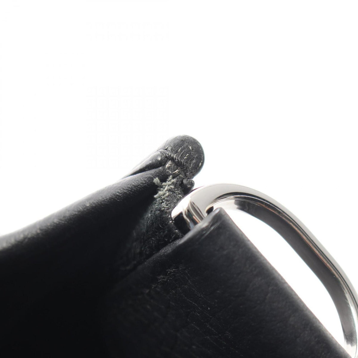 Hermes Black Taurillon Clemence Leather Shoulder Bag (Pre-Owned)