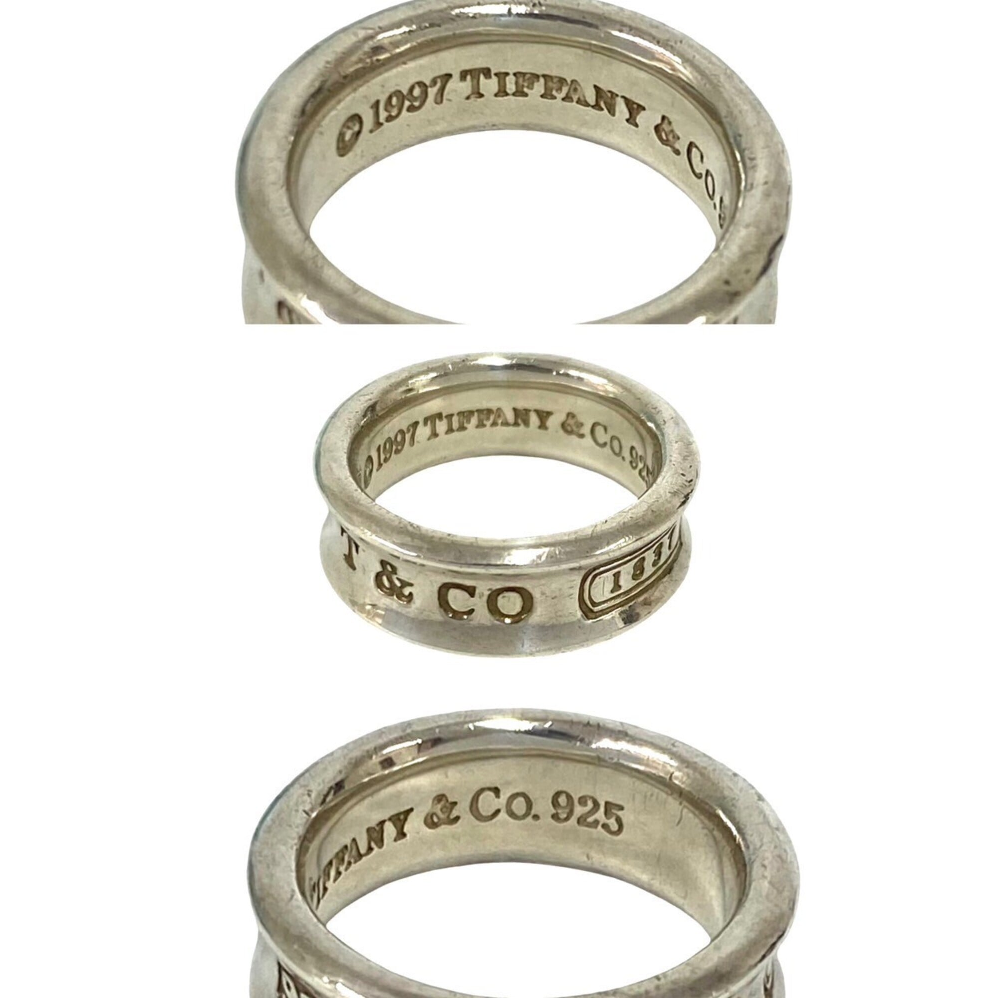 Tiffany Silver Silver 925 Band Ring (Pre-Owned)