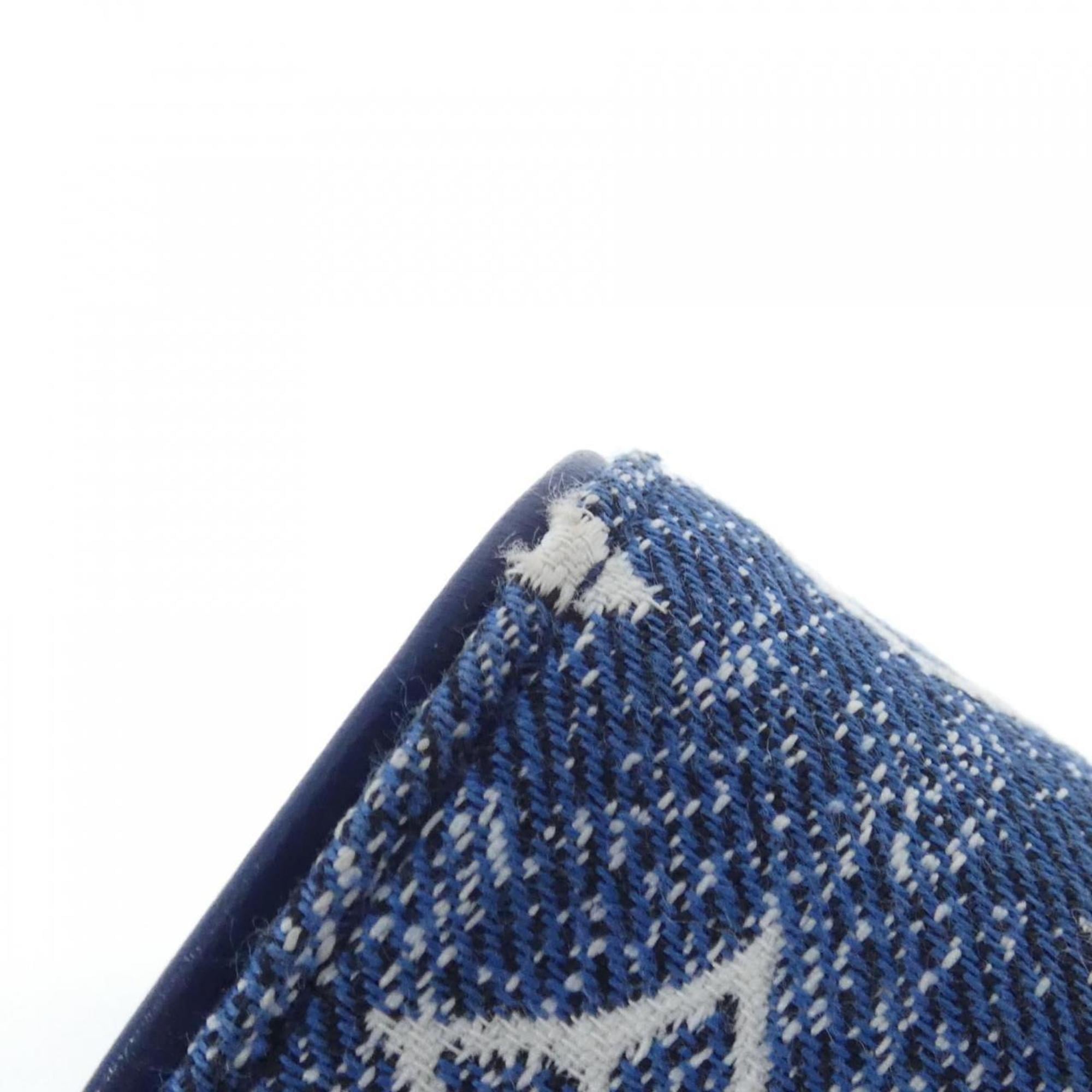 Louis Vuitton Monogram Gold Blue Monogram Navy Monogram Long Wallet (Bi-Fold) (Pre-Owned)