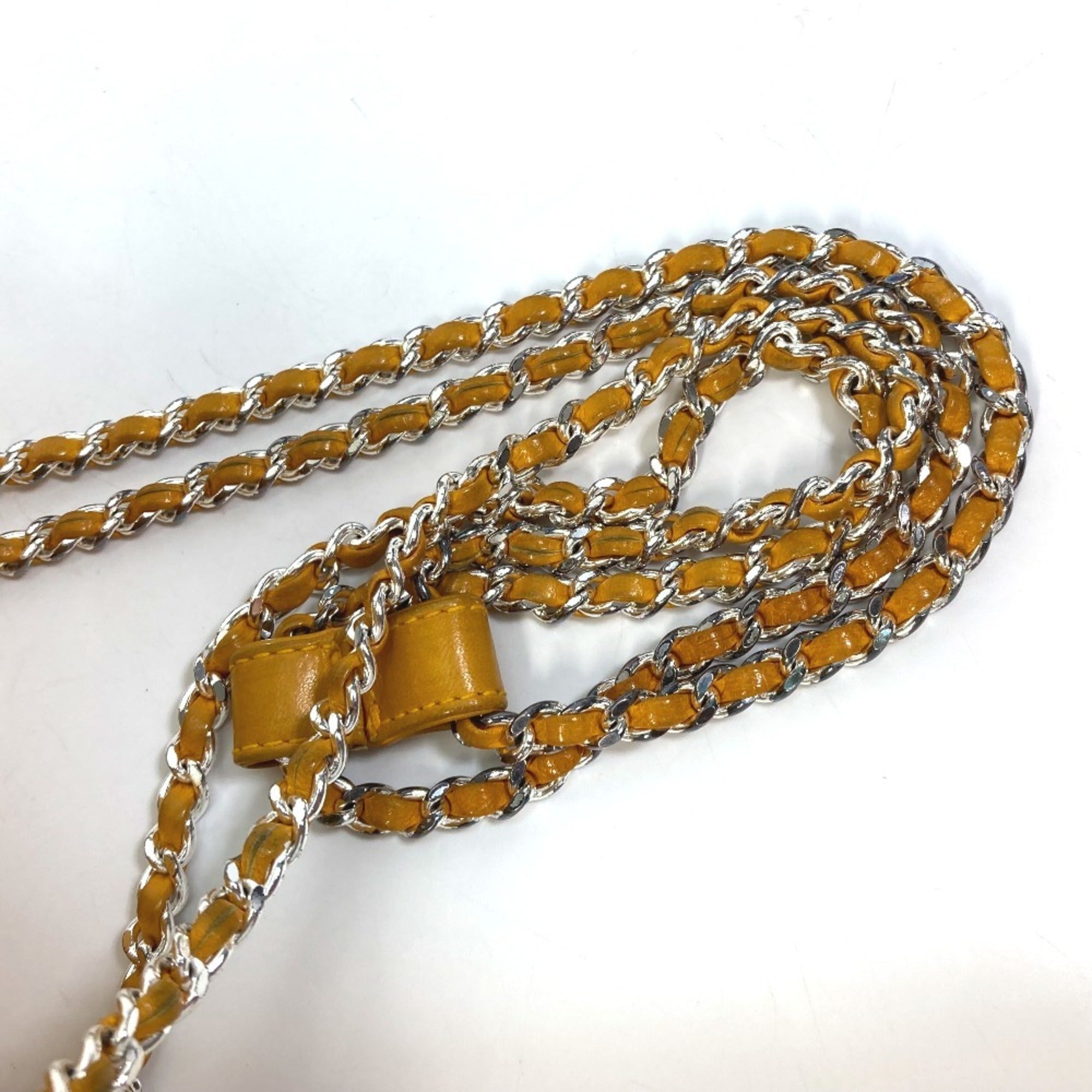 Chanel Yellow Leather Backpack (Pre-Owned)