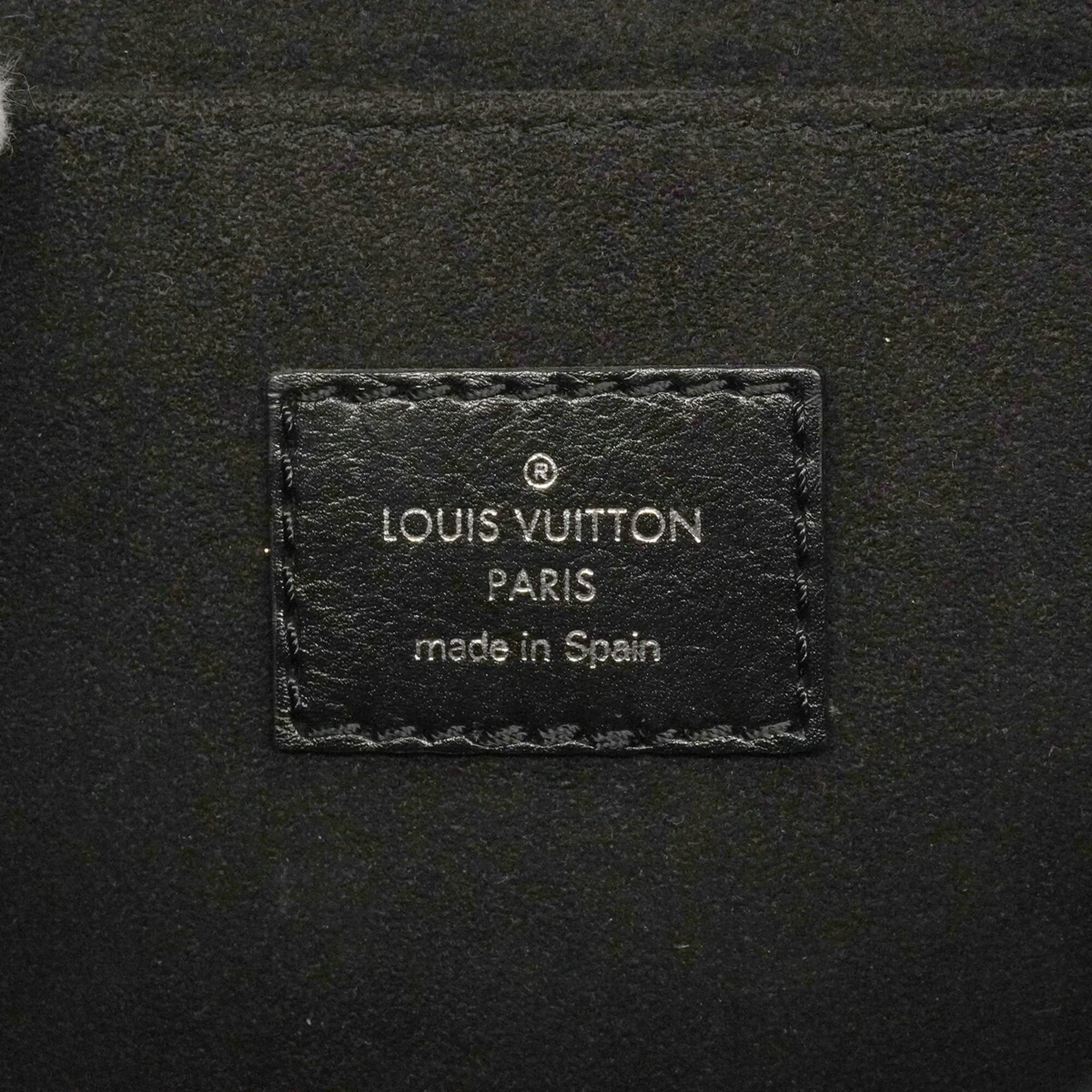 Louis Vuitton Black Brown Shoulder Bag (Pre-Owned)
