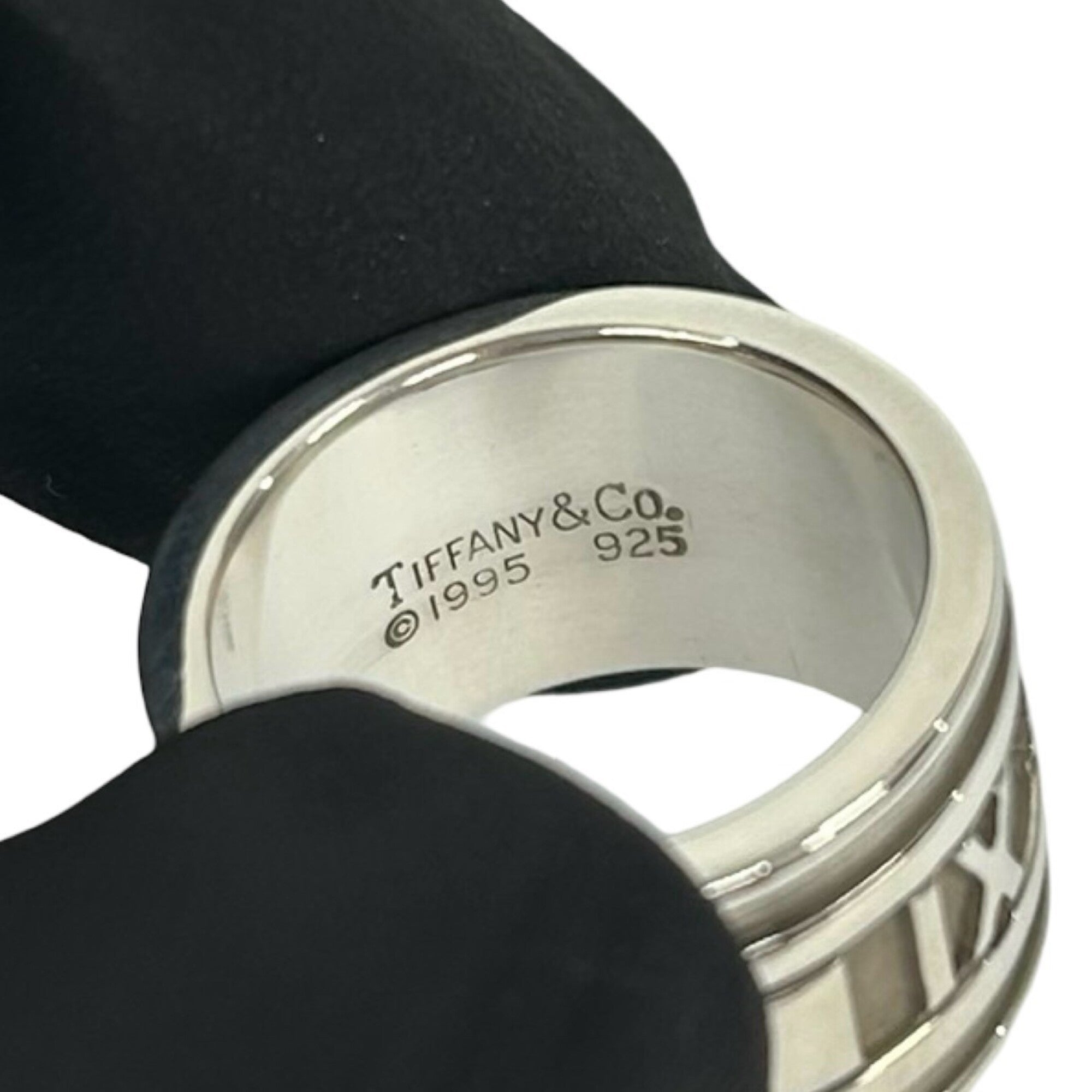 Tiffany Silver Silver 925 Band Ring (Pre-Owned)