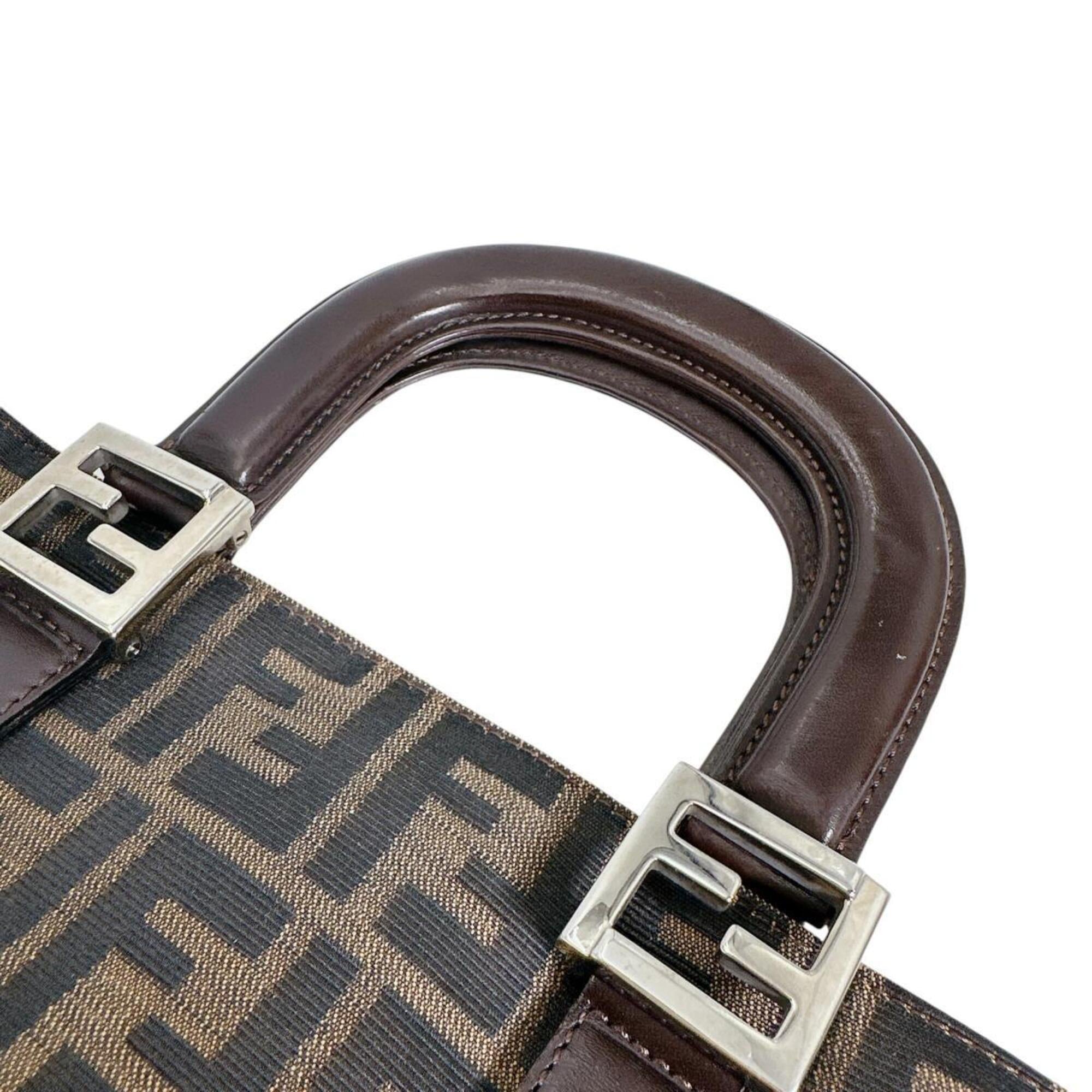 Fendi Brown Zucca Shoulder Bag (Pre-Owned)
