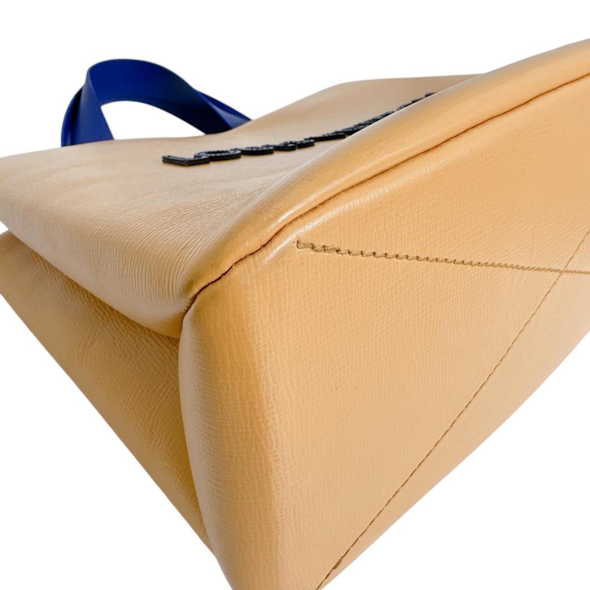 Louis Vuitton Saffron Yellow Leather Handbag Tote Bag (Pre-Owned)