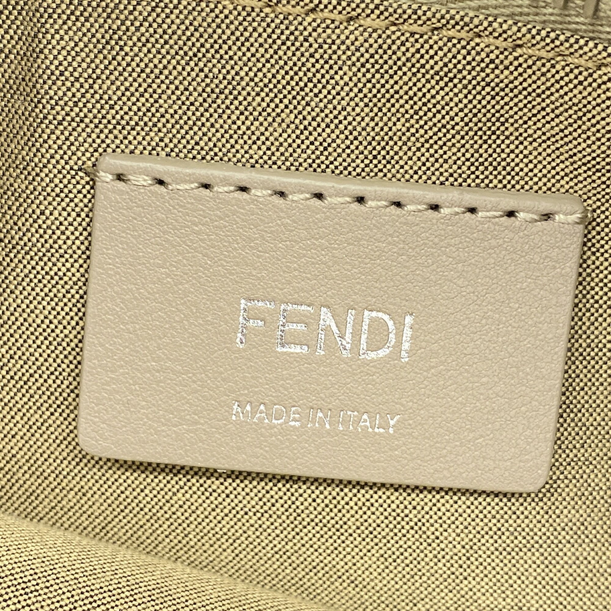 Fendi Gray Leather Handbag (Pre-Owned)