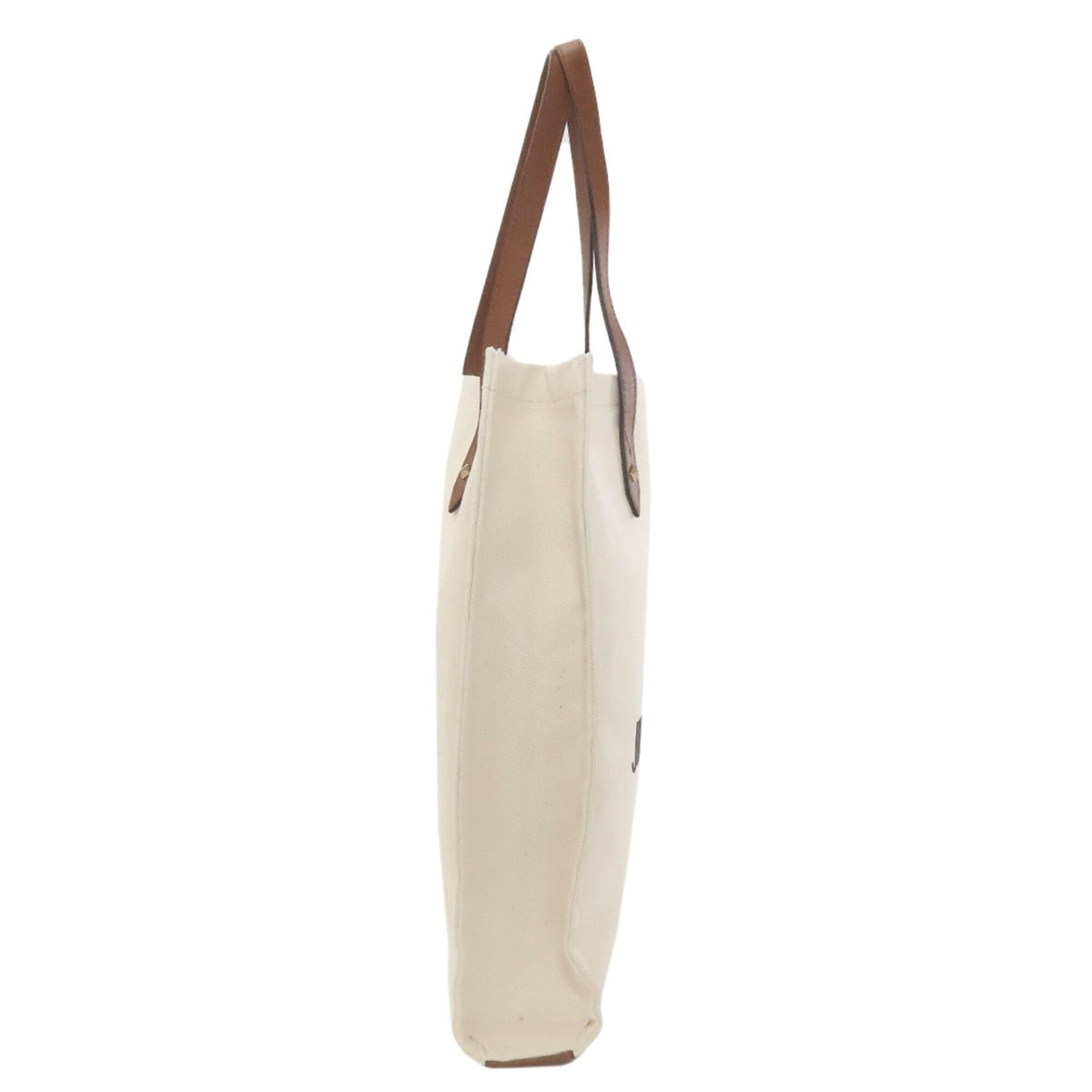 Jimmy Choo Beige Canvas Tote Bag (Pre-Owned)