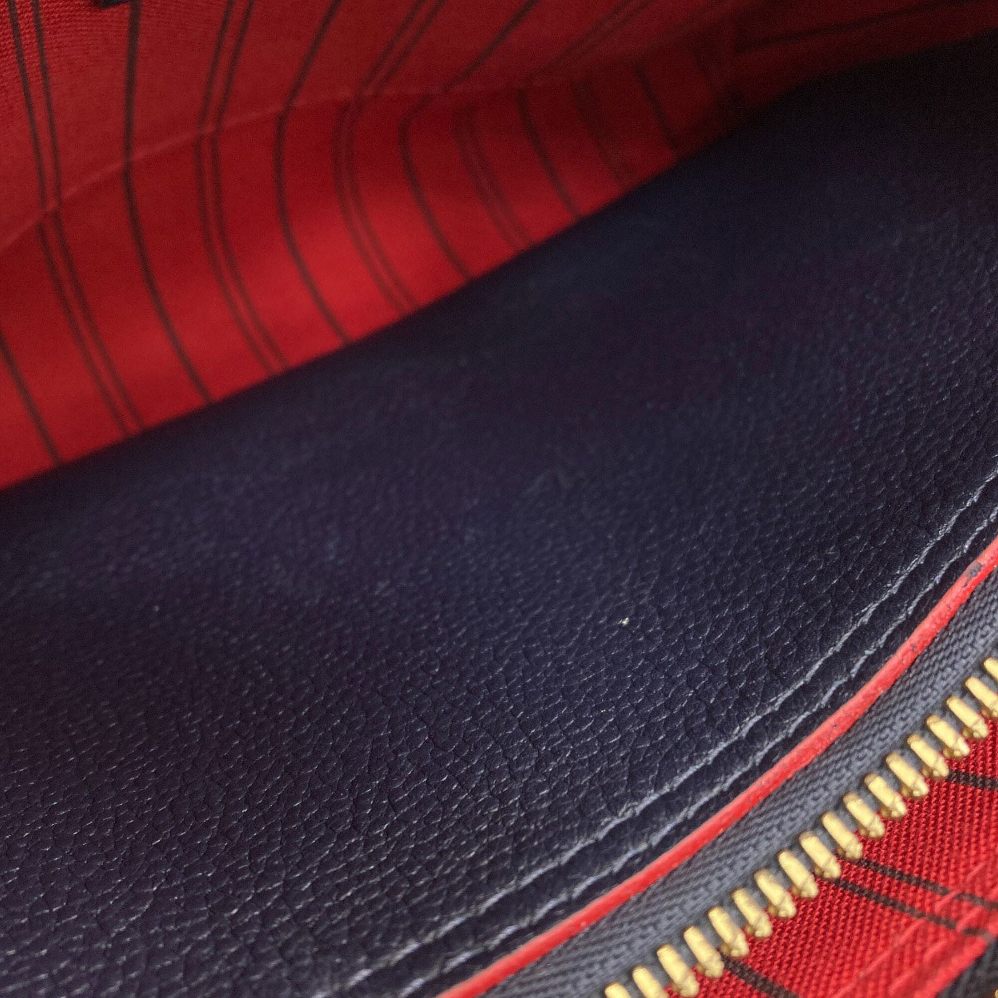 Louis Vuitton Marine Rouge Monogram Empreinte Handbag (Pre-Owned)