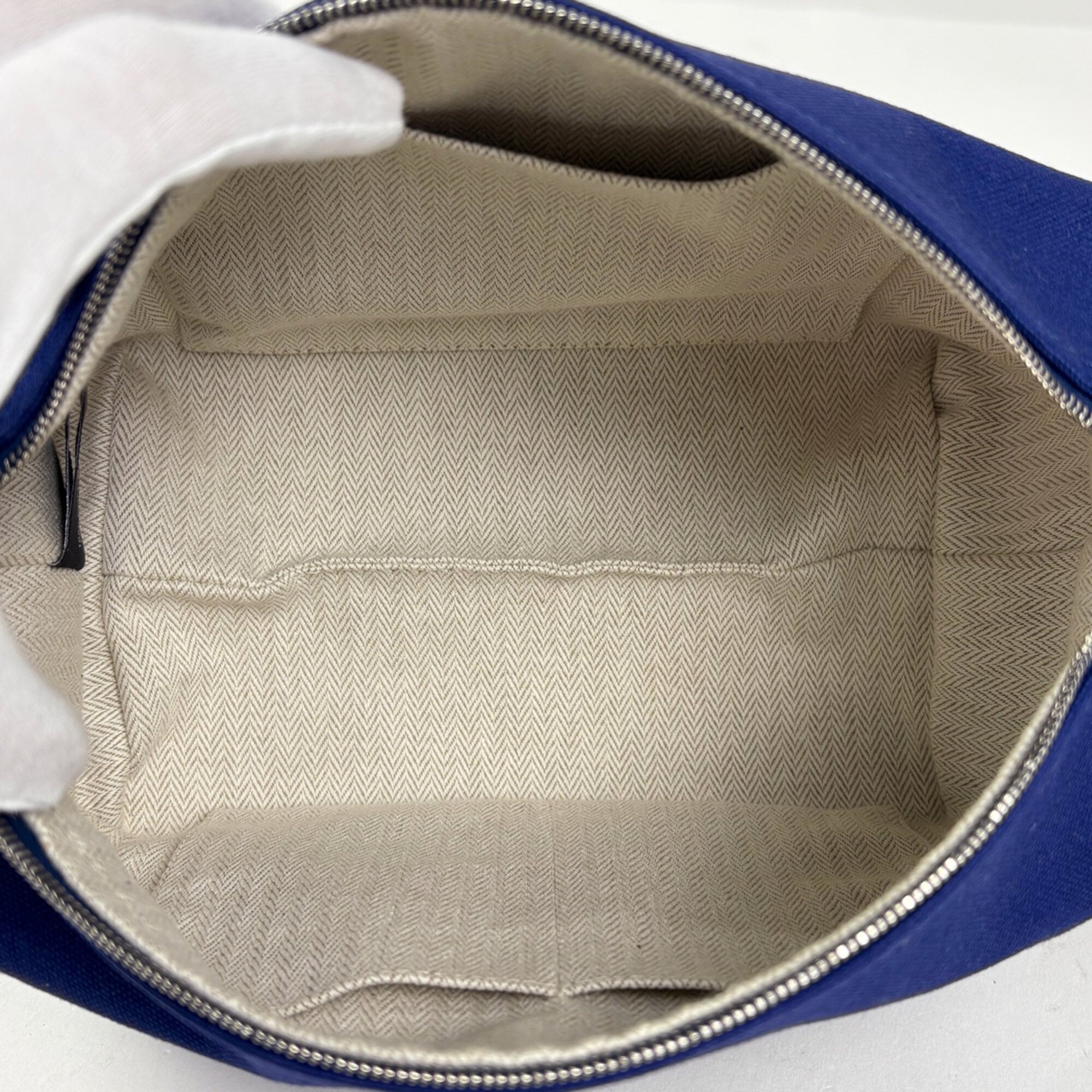 Hermes Black Cotton Handbag Pouch (Pre-Owned)