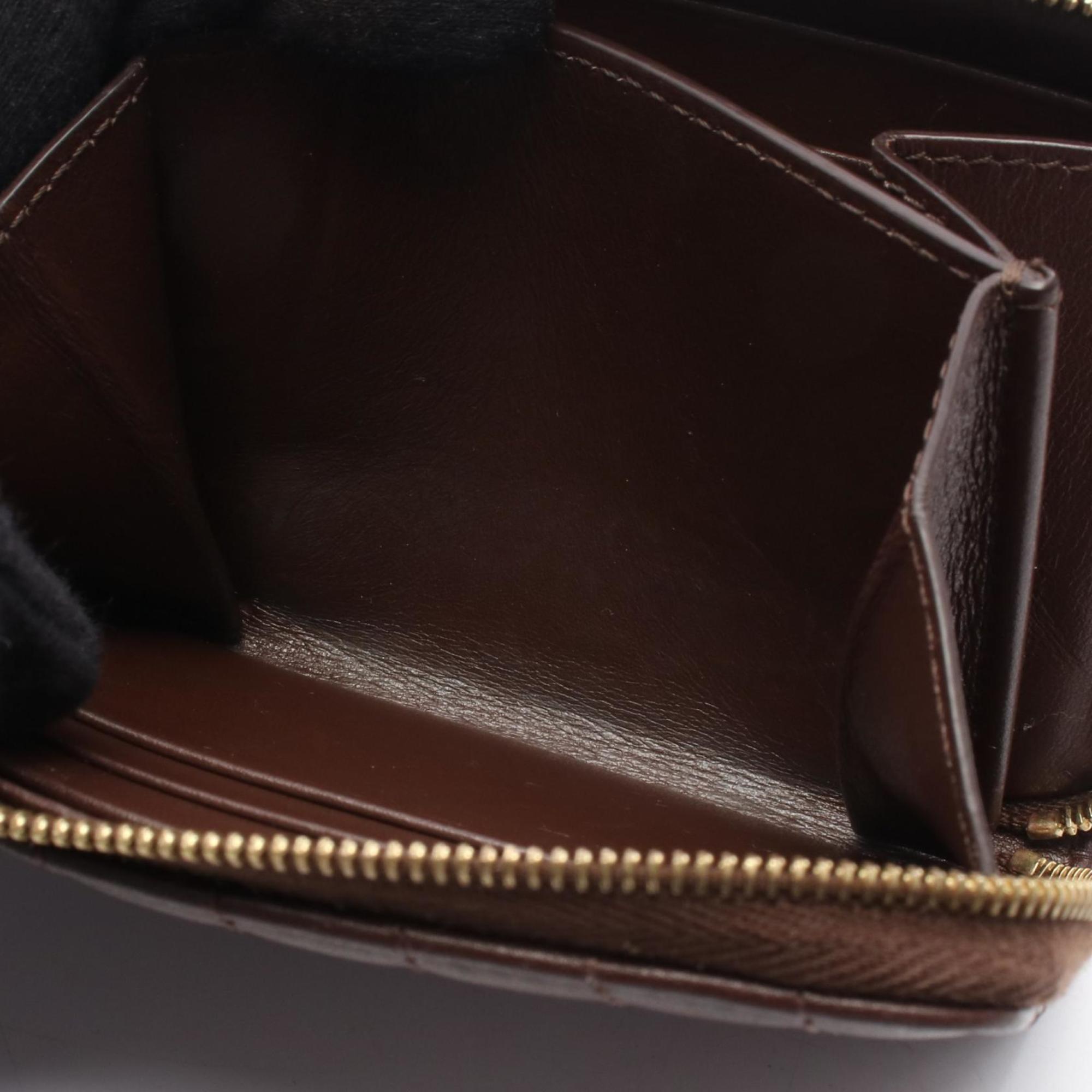 Celine Brown Leather Coin Purse/Coin Case (Pre-Owned)