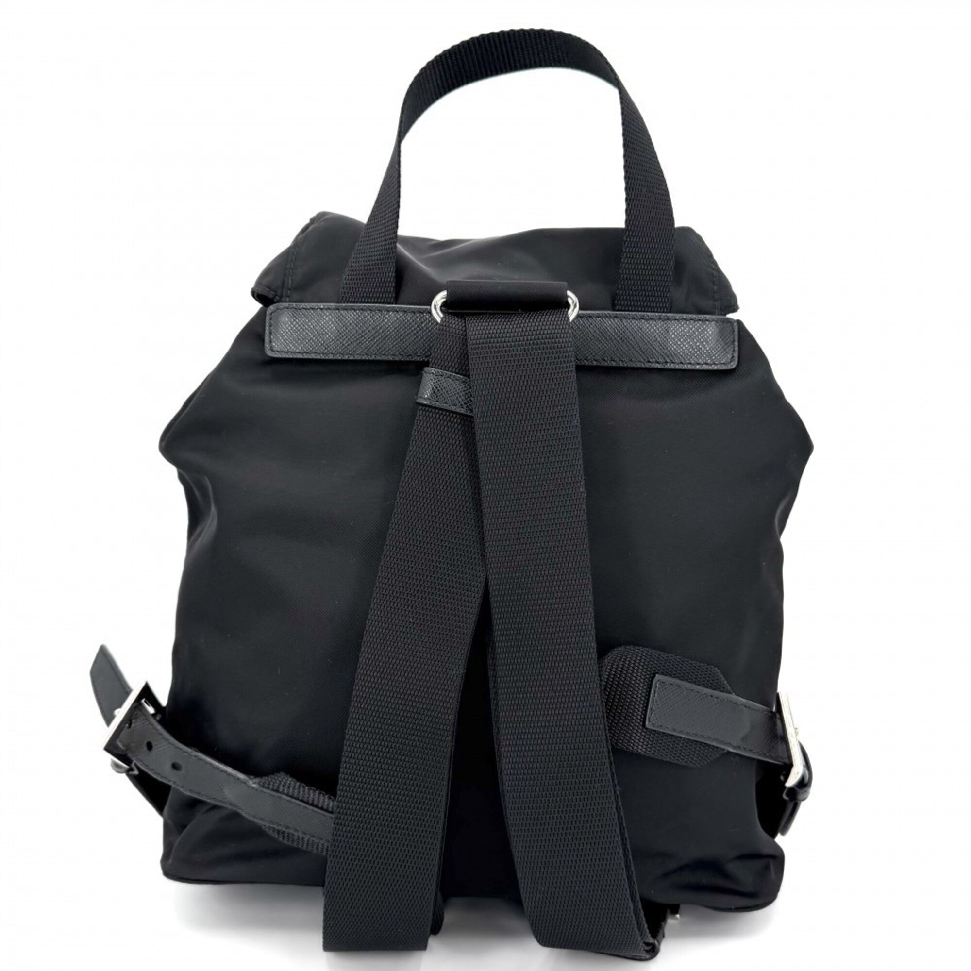 Prada Black Nylon Backpack (Pre-Owned)