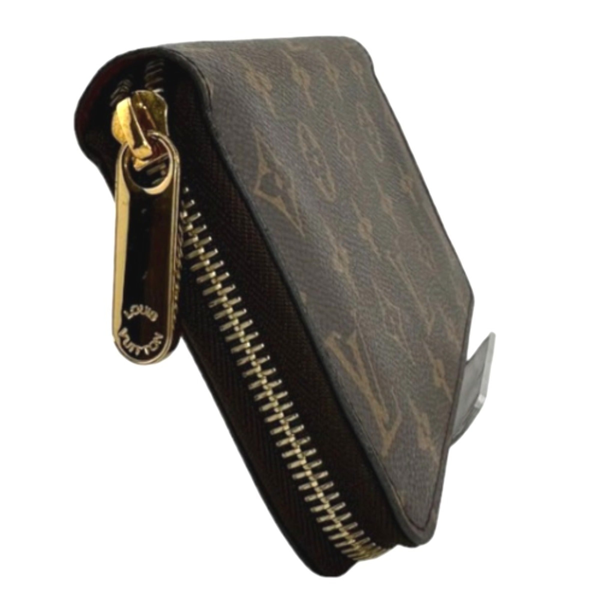 Louis Vuitton Monogram Brown Fuchsia Monogram Long Wallet (Bi-Fold) (Pre-Owned)