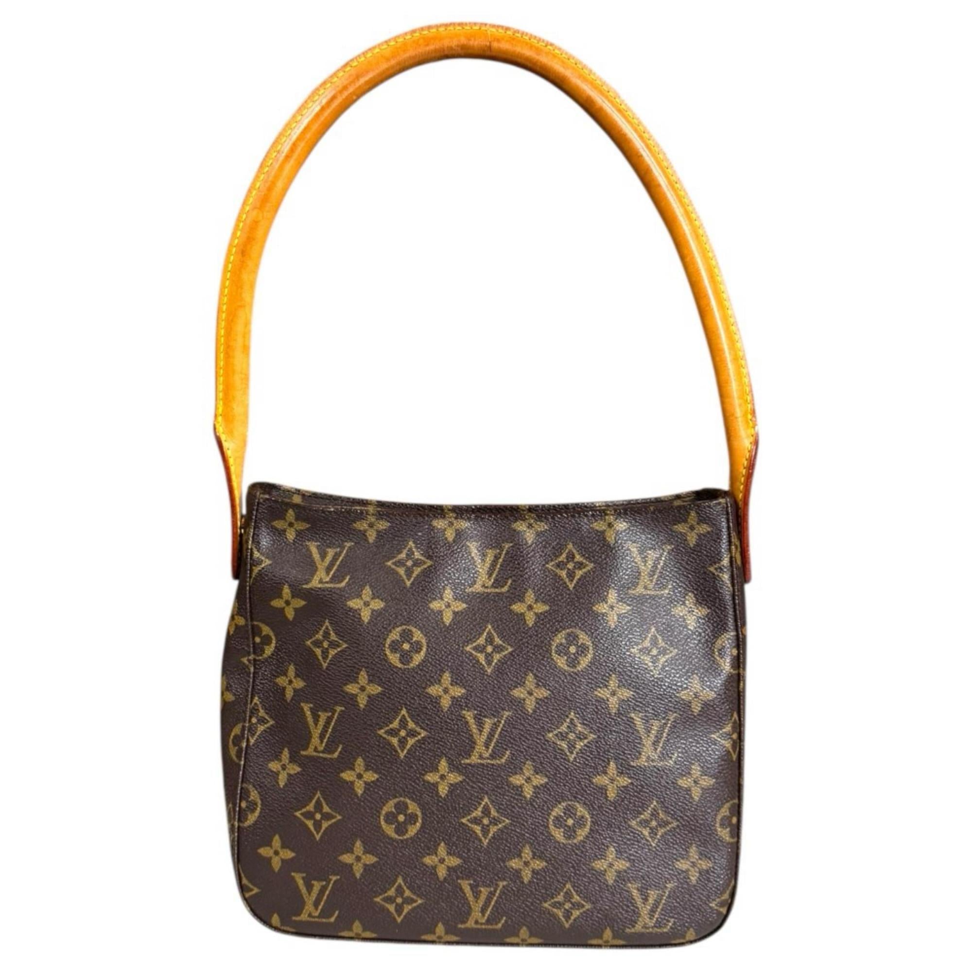 Louis Vuitton Brown Monogram Shoulder Bag (Pre-Owned)