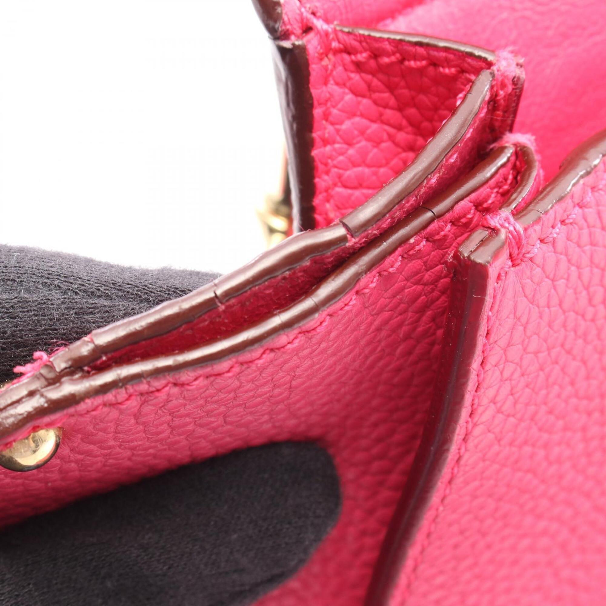 Salvatore Ferragamo Pink Leather Handbag (Pre-Owned)