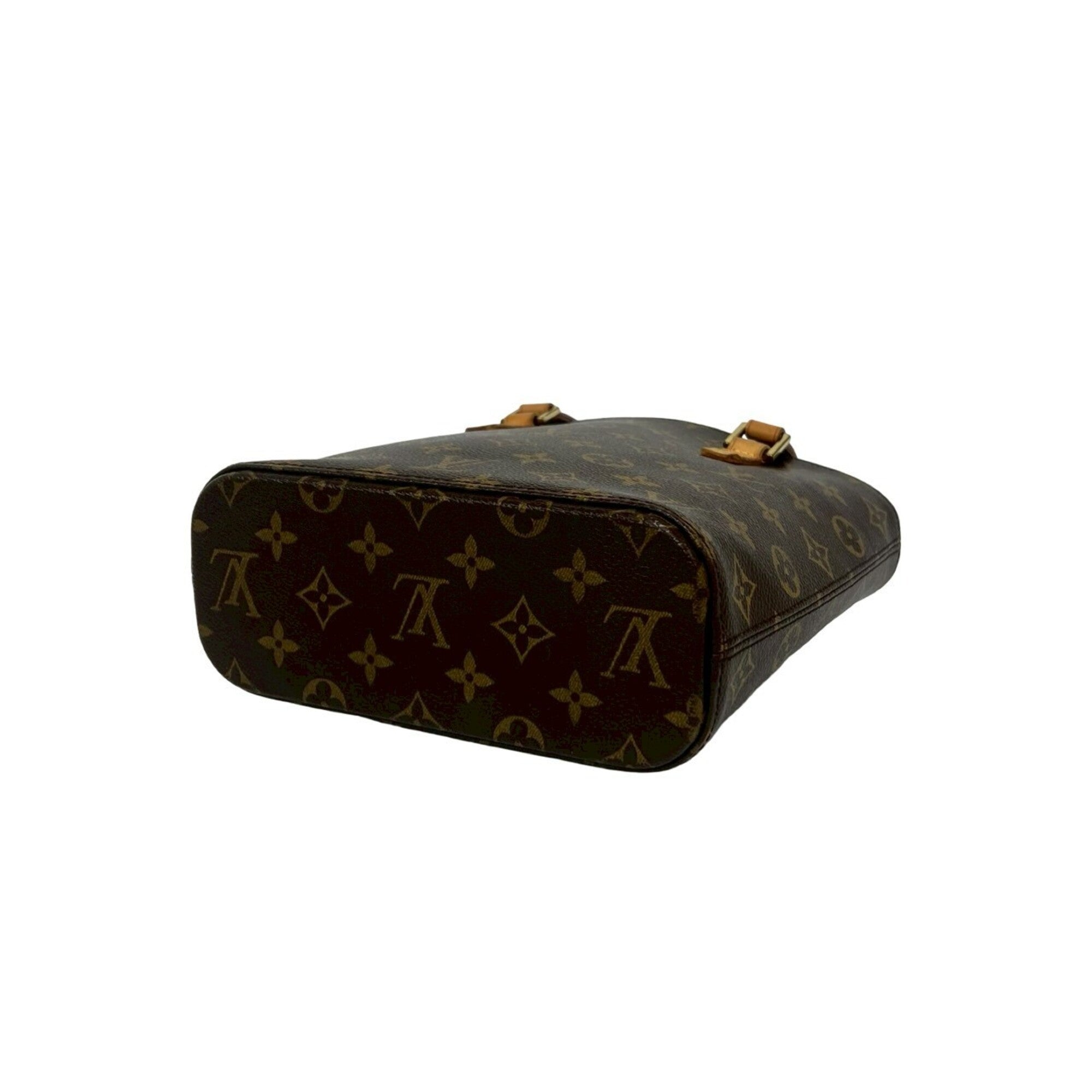 Louis Vuitton Brown Pvc Leather Handbag Tote Bag (Pre-Owned)