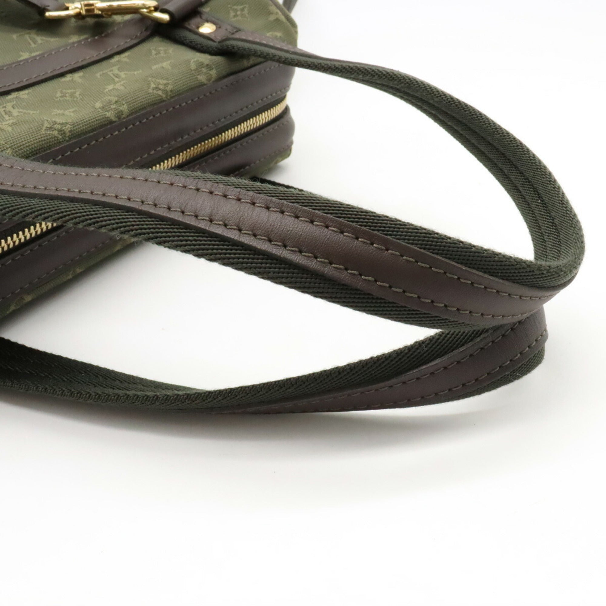 Louis Vuitton Tst Khaki Canvas Leather Handbag Shoulder Bag (Pre-Owned)