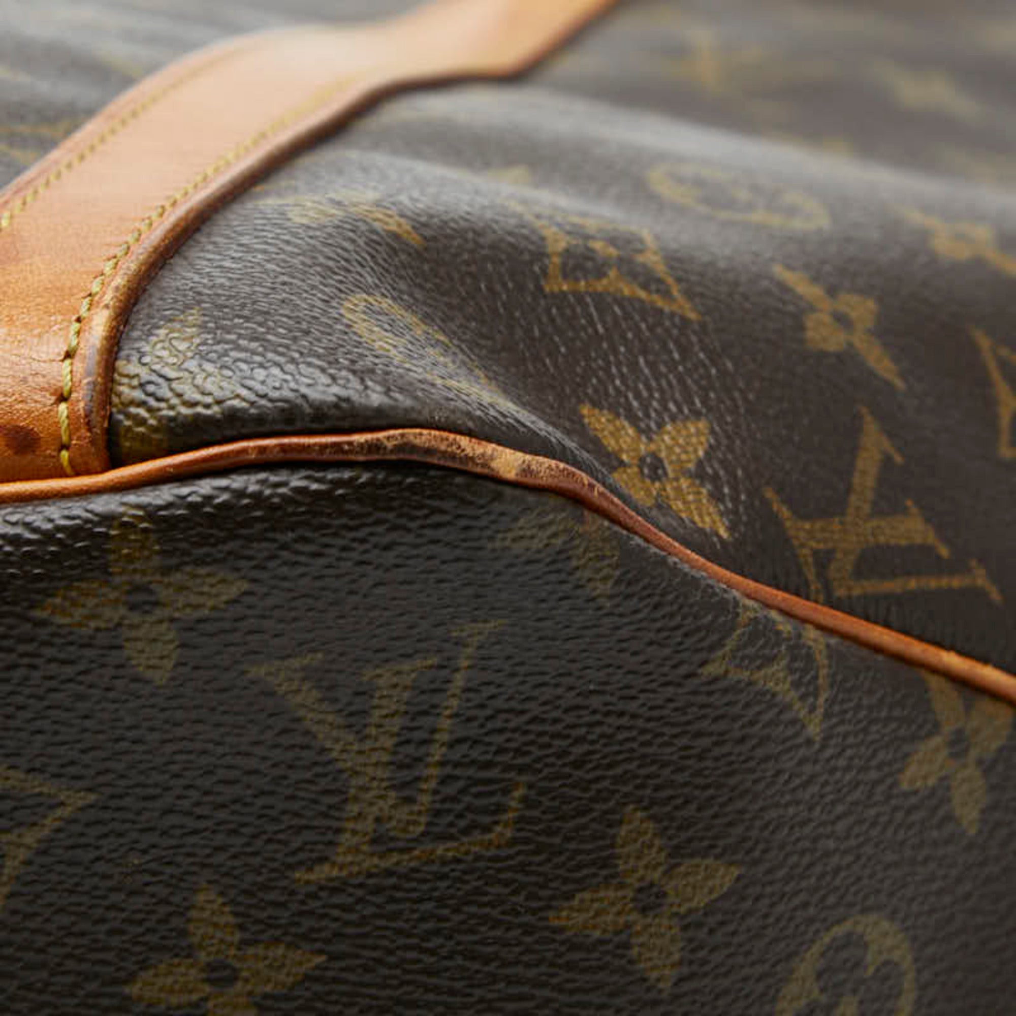 Louis Vuitton Brown Pvc Leather Shoulder Bag Tote Bag (Pre-Owned)