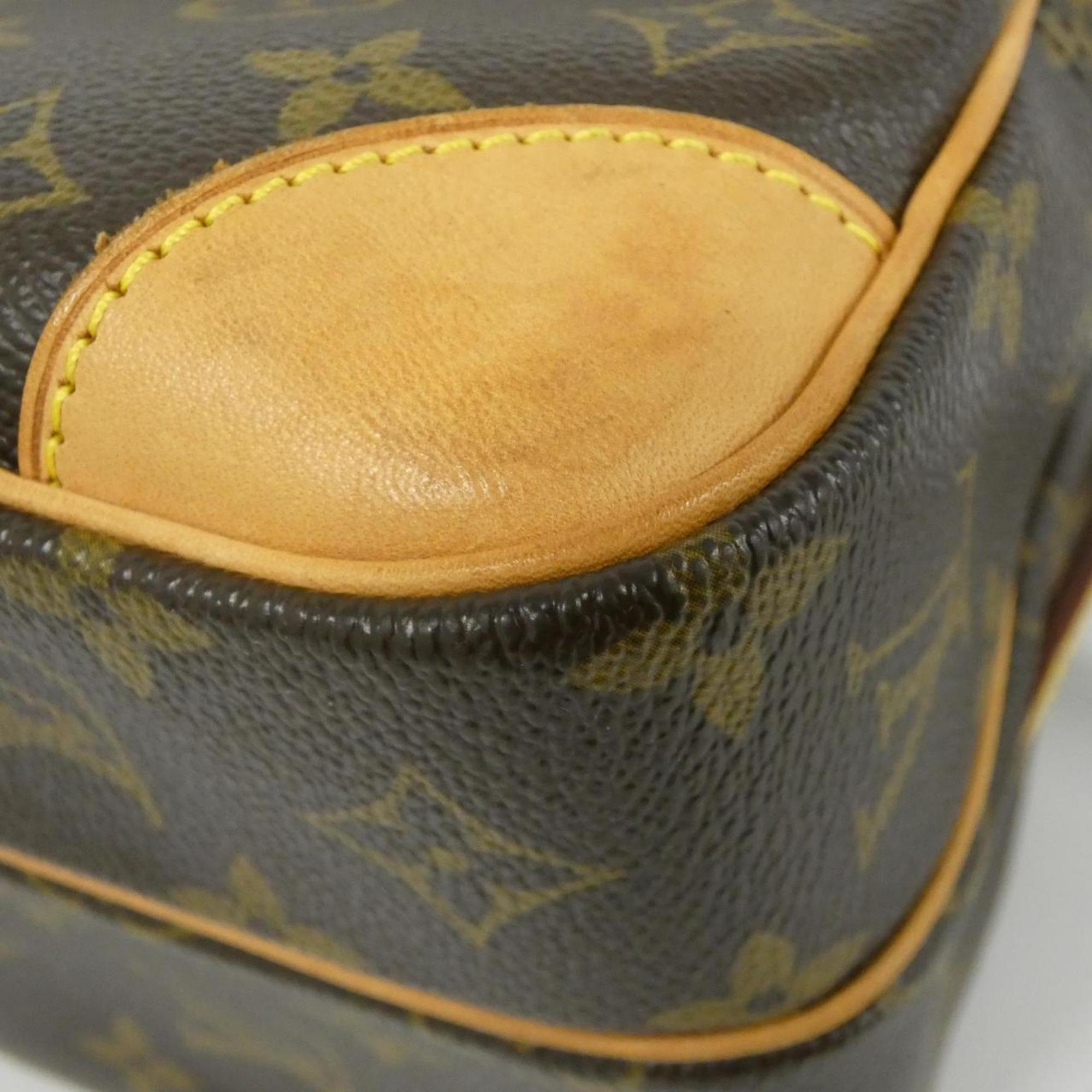 Louis Vuitton Monogram Marron Coated Canvas Shoulder Bag (Pre-Owned)