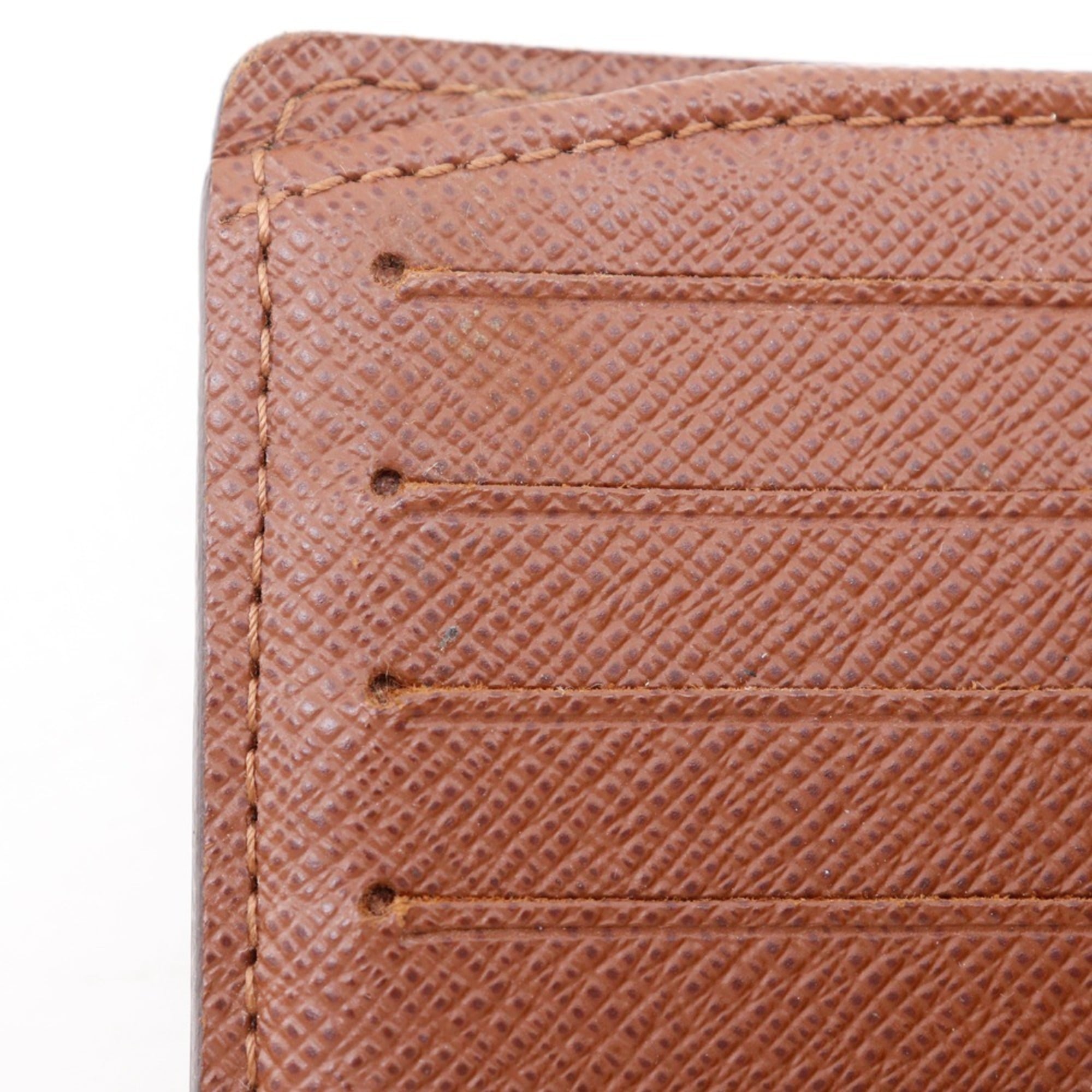 Louis Vuitton Brown Monogram Canvas Wallet (Bi-Fold) (Pre-Owned)