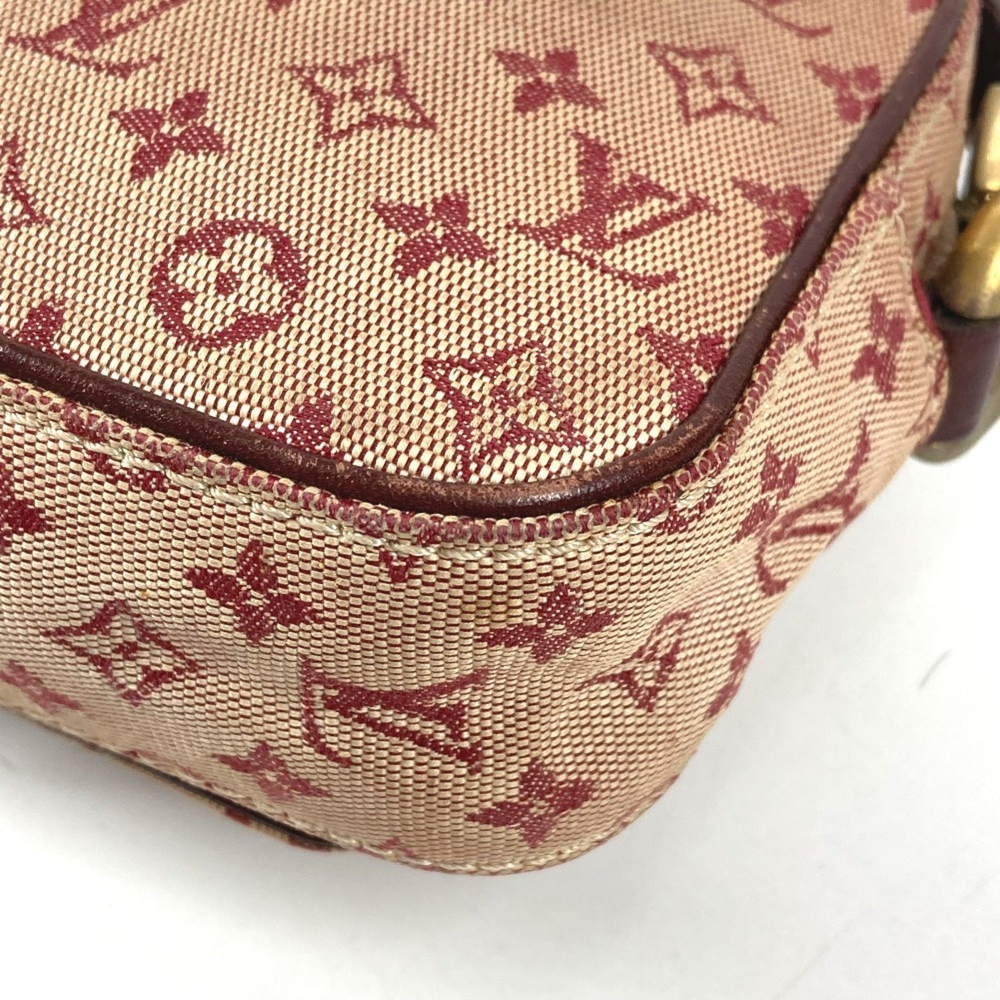 Louis Vuitton Monogram Mini Cherry Red Monogram Mini Pochette Shoulder Bag (Pre-Owned)