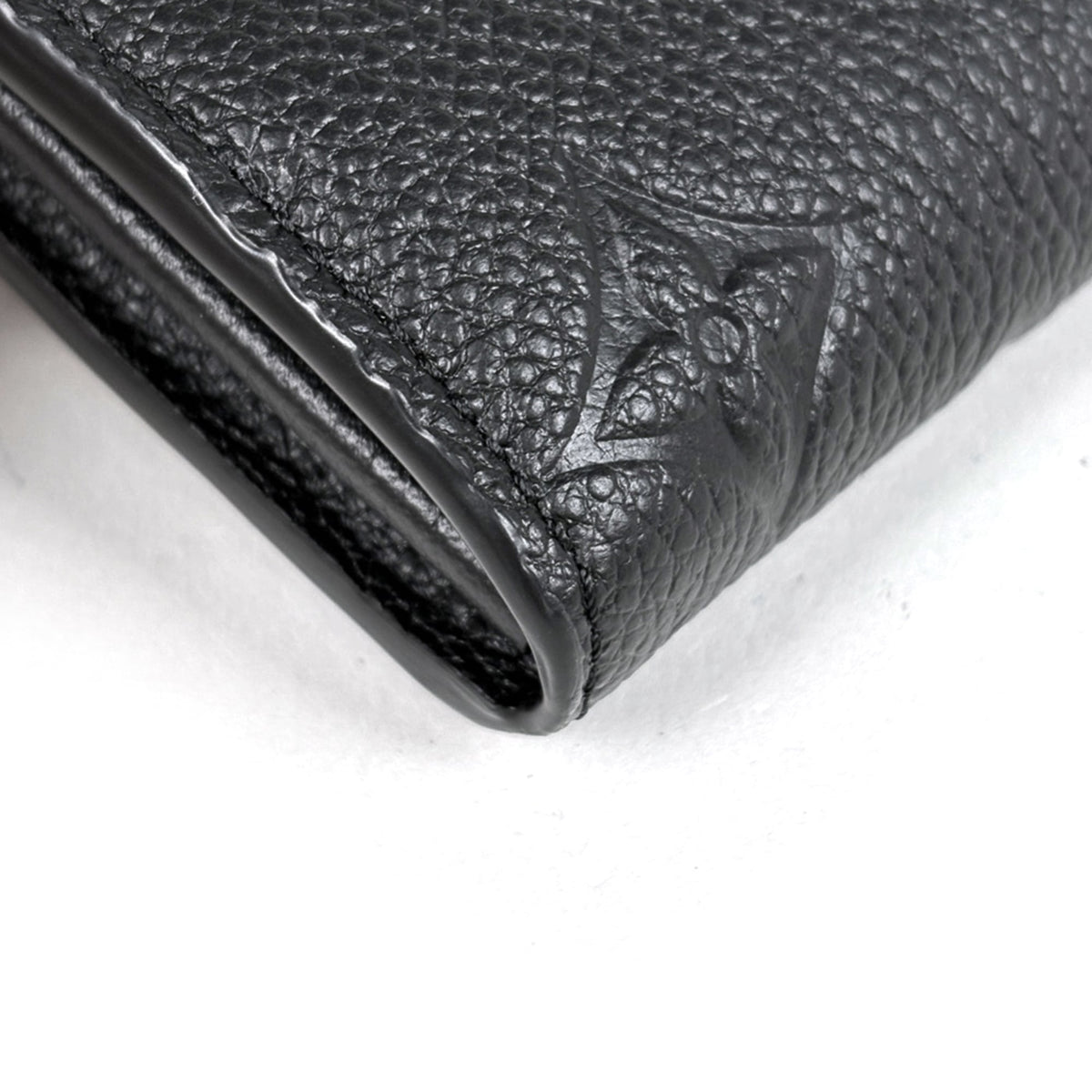Louis Vuitton Black Noir Monogram Empreinte Long Wallet (Bi-Fold) (Pre-Owned)