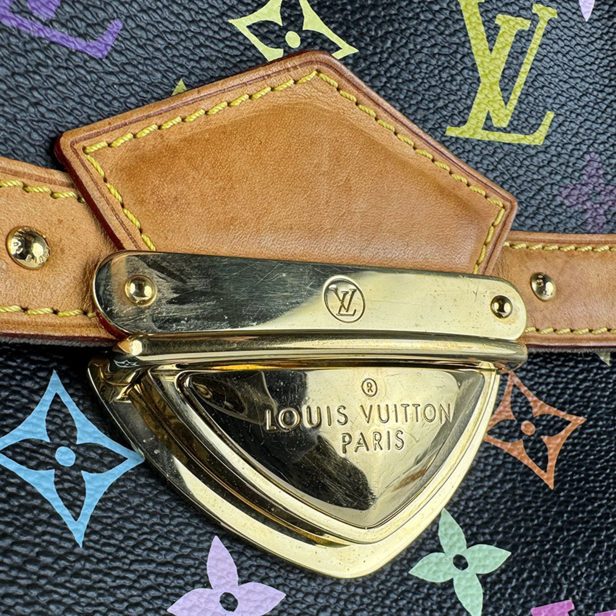Louis Vuitton Multi-Color Noir Monogram Multicolore Handbag Shoulder Bag (Pre-Owned)