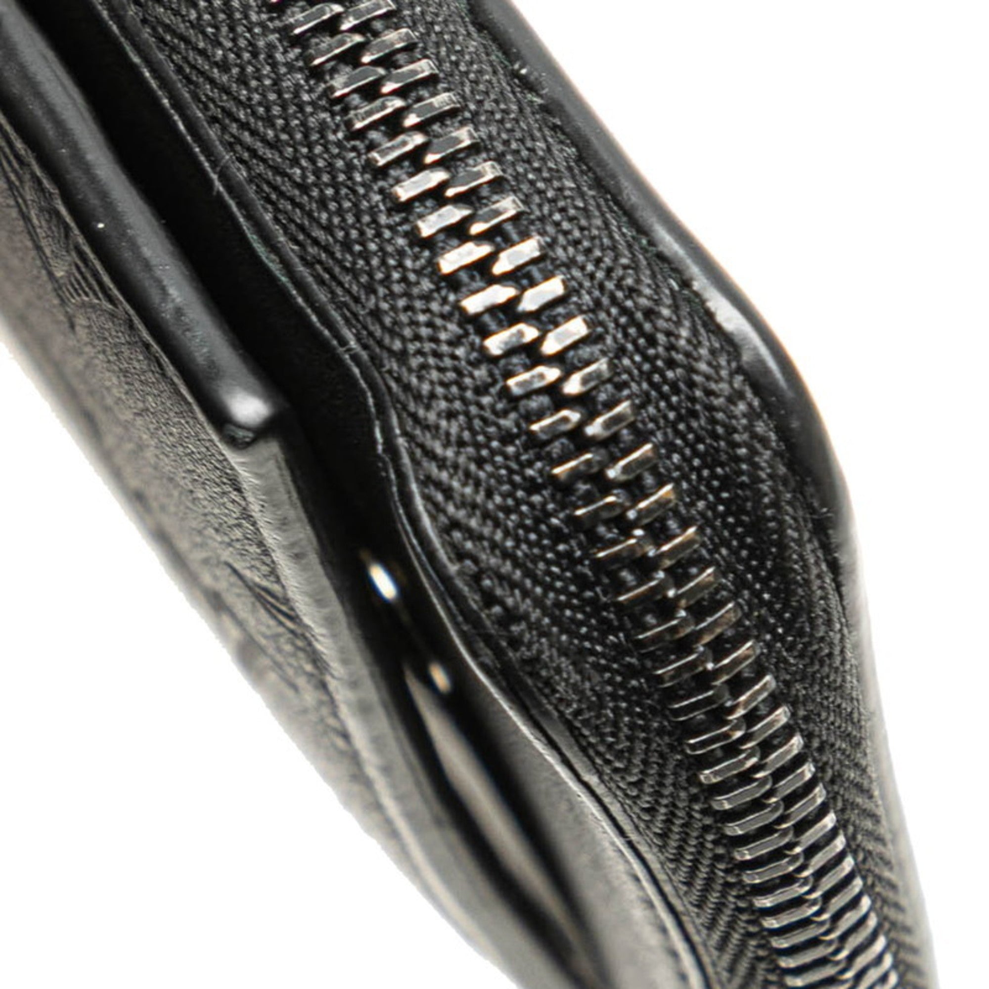 Louis Vuitton Black Noir Leather Coin Purse/Coin Case (Pre-Owned)