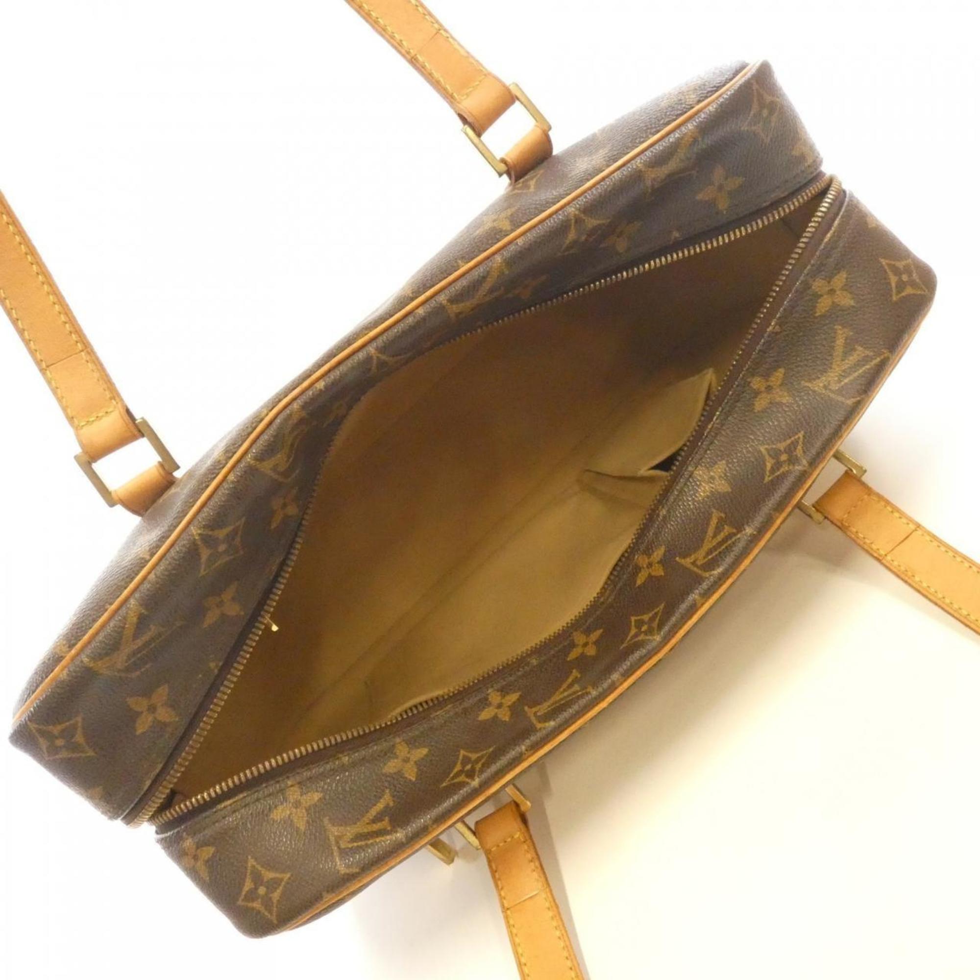 Louis Vuitton Monogram Marron Coated Canvas Shoulder Bag (Pre-Owned)