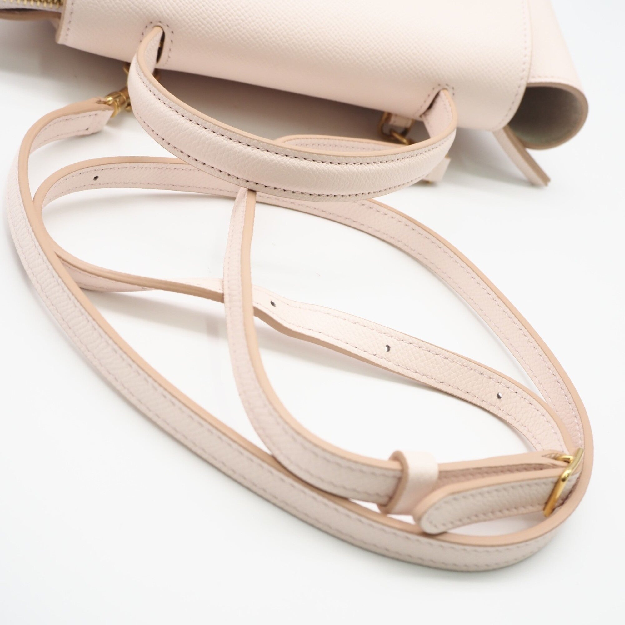 Celine Pink Leather Handbag Shoulder Bag (Pre-Owned)